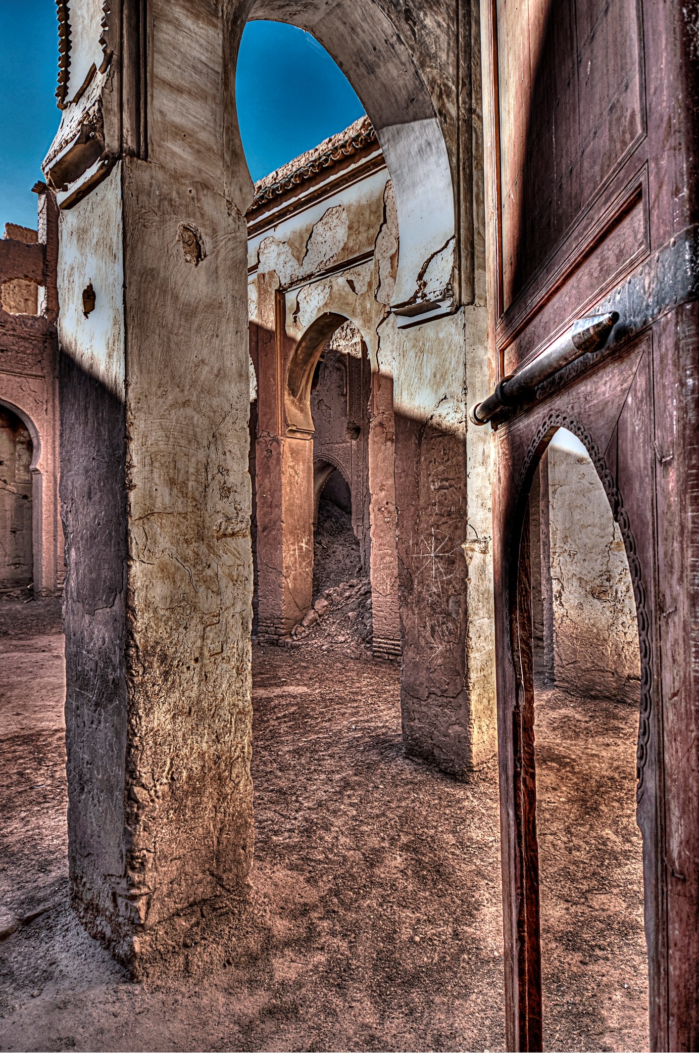 Il cortile di una Kasbah