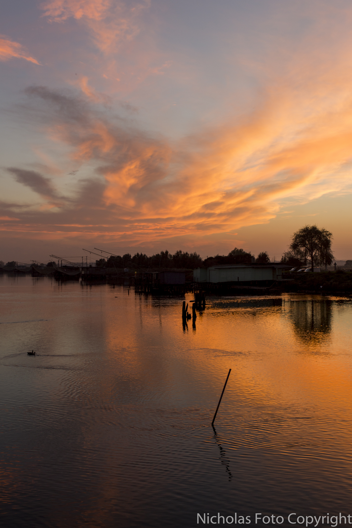 Comacchio Tramonto