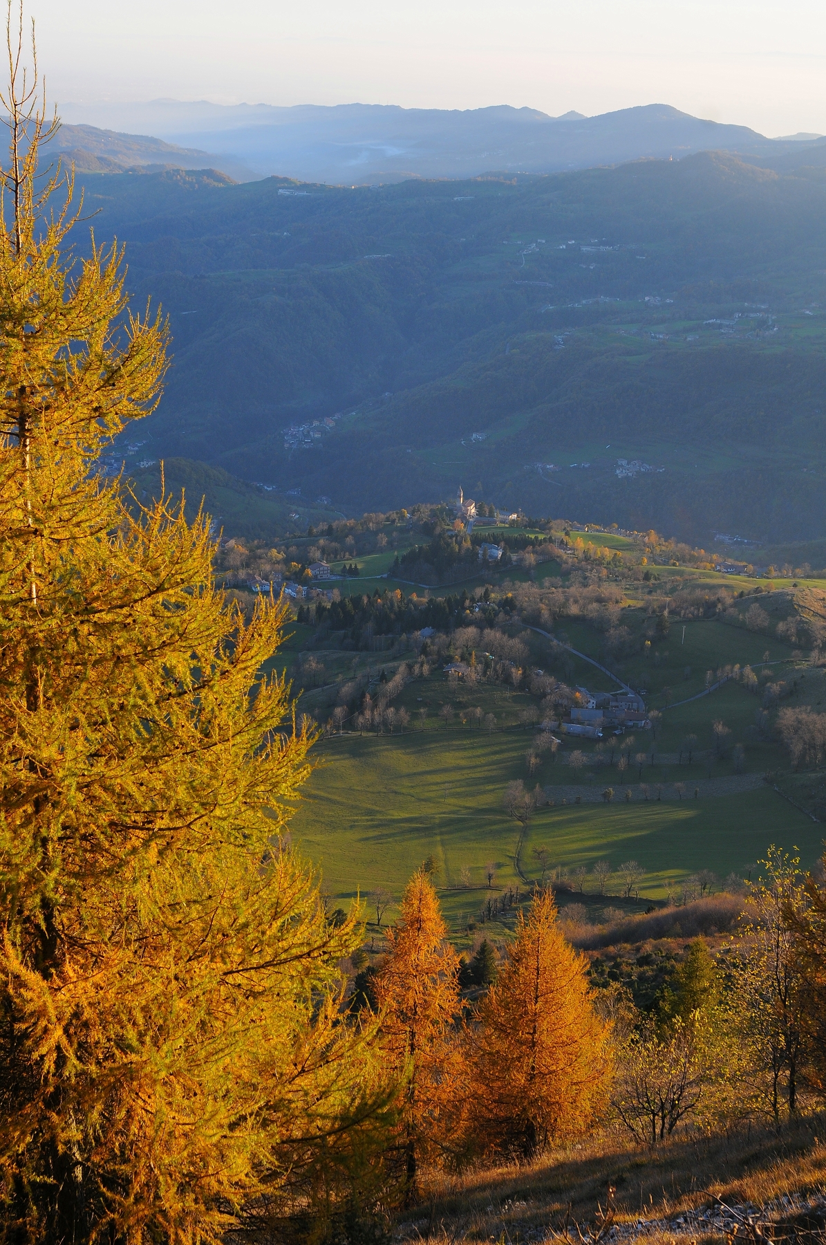 Tramonto dal Monte di Marana