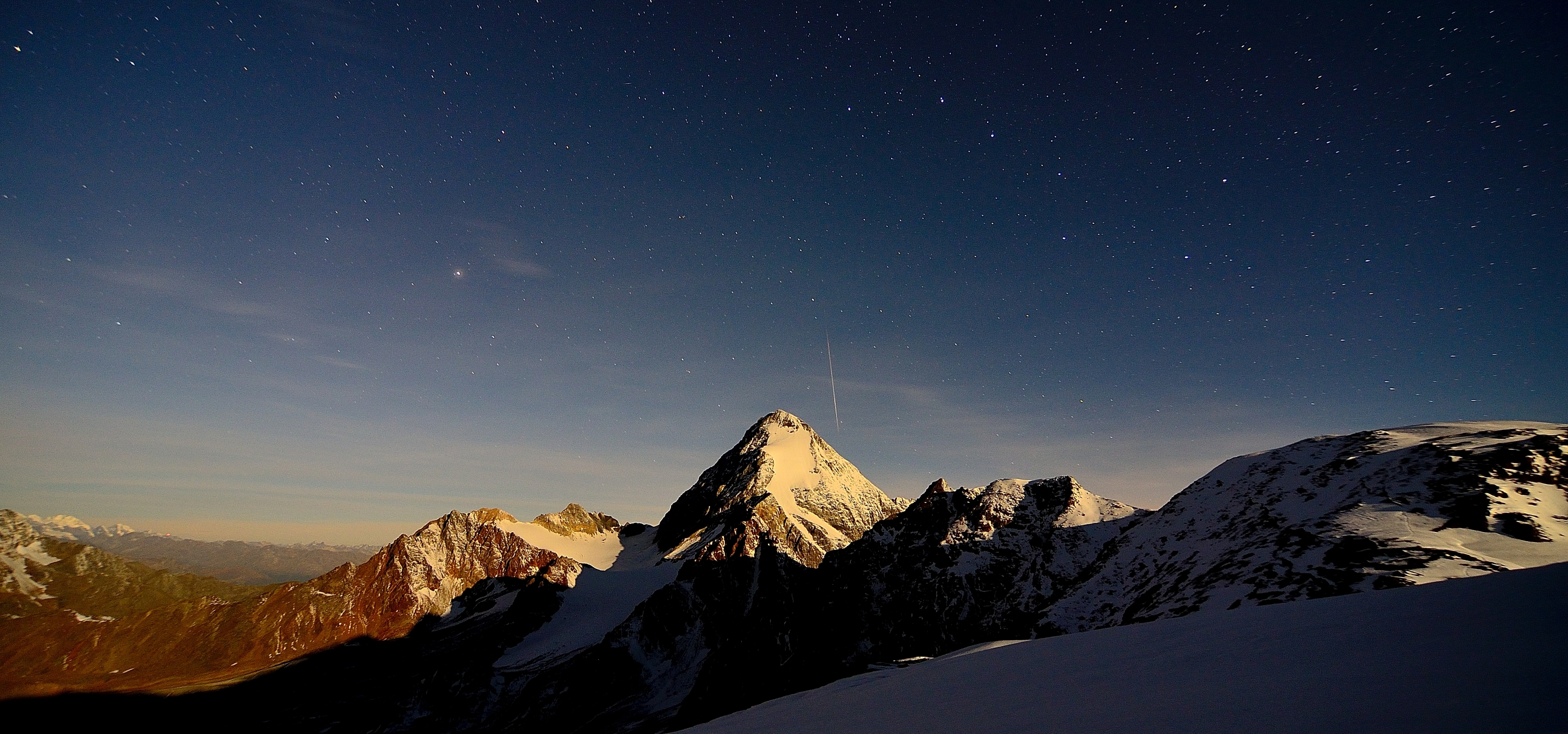 Gran Zebru' con meteorite