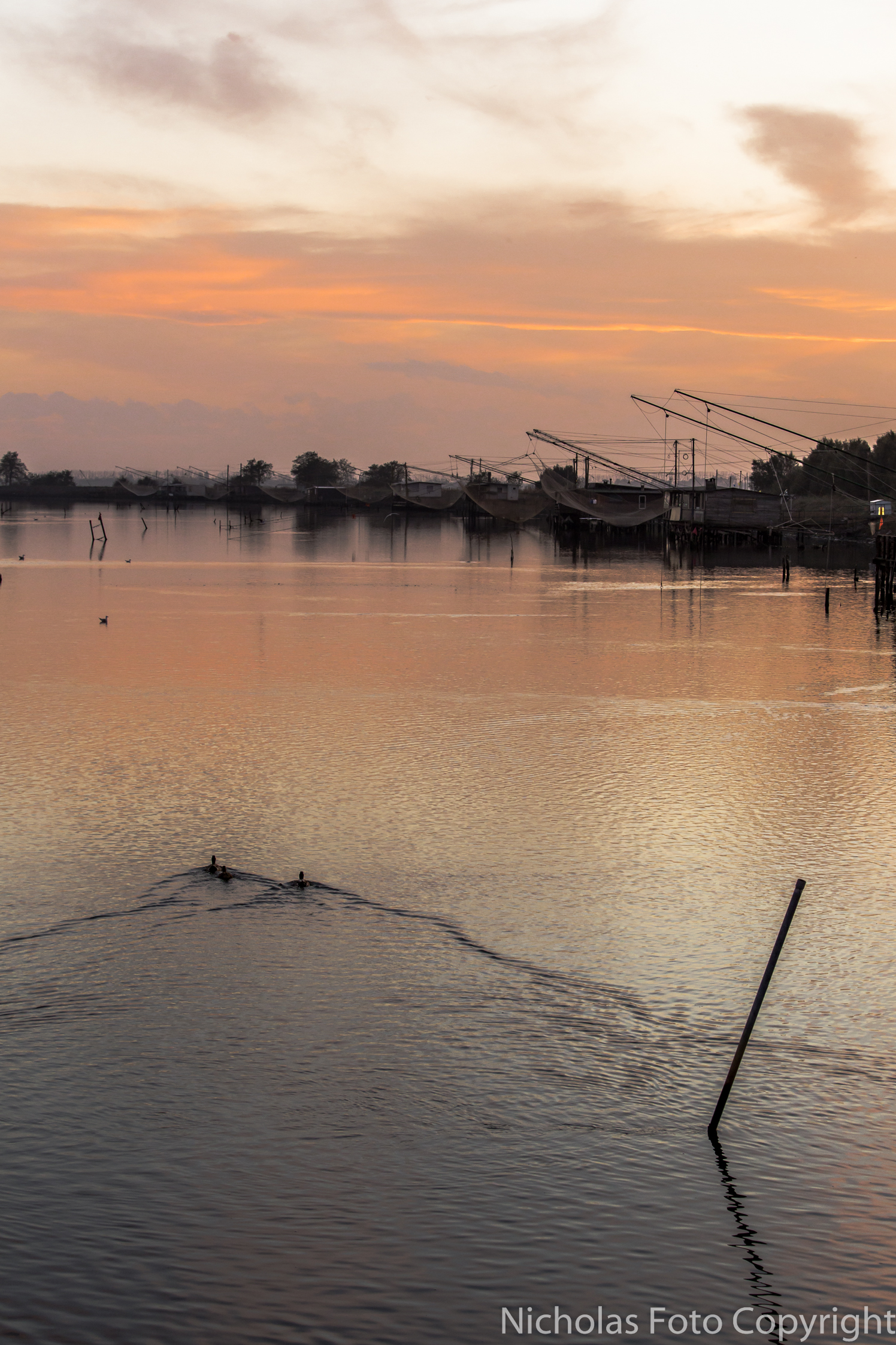 Comacchio Tramonto