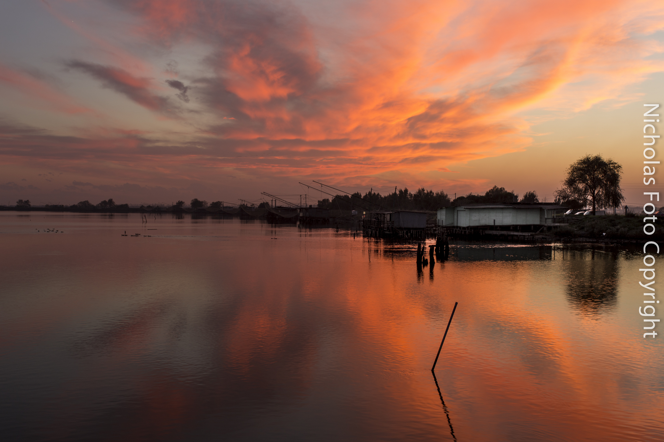 Comacchio tramonto