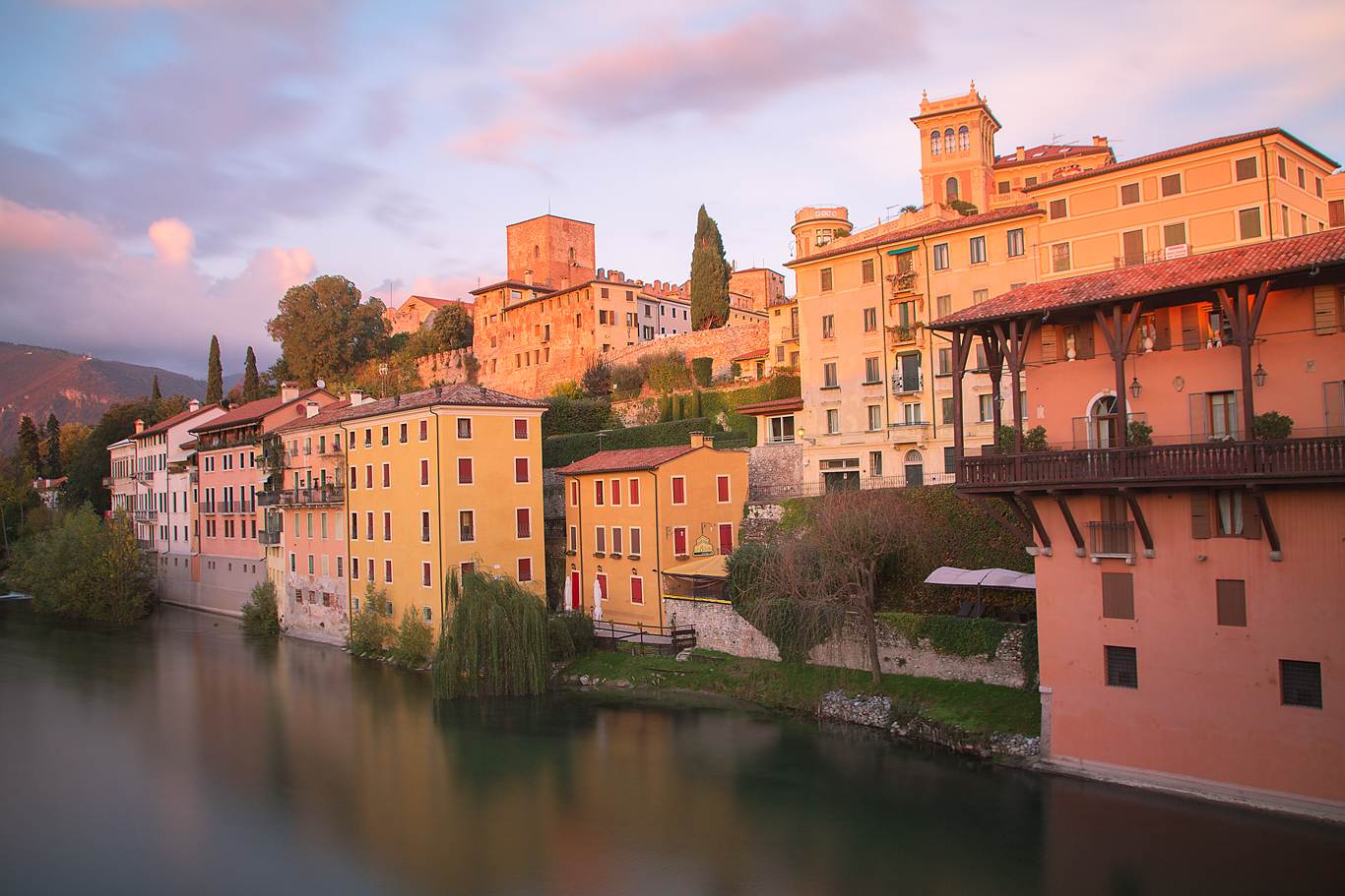 After the bridge of Bassano del Grappa