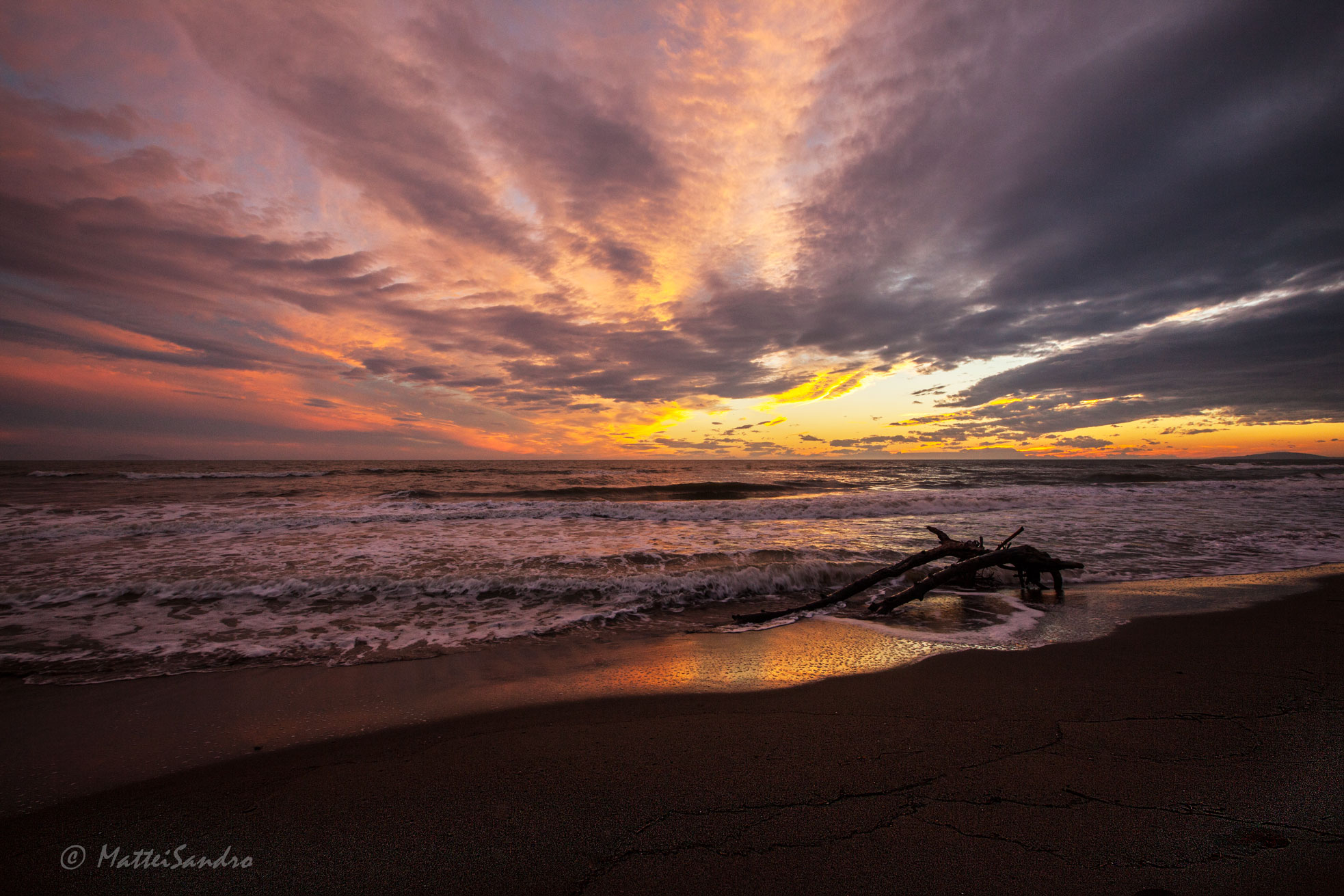 Red sky at night ... .....