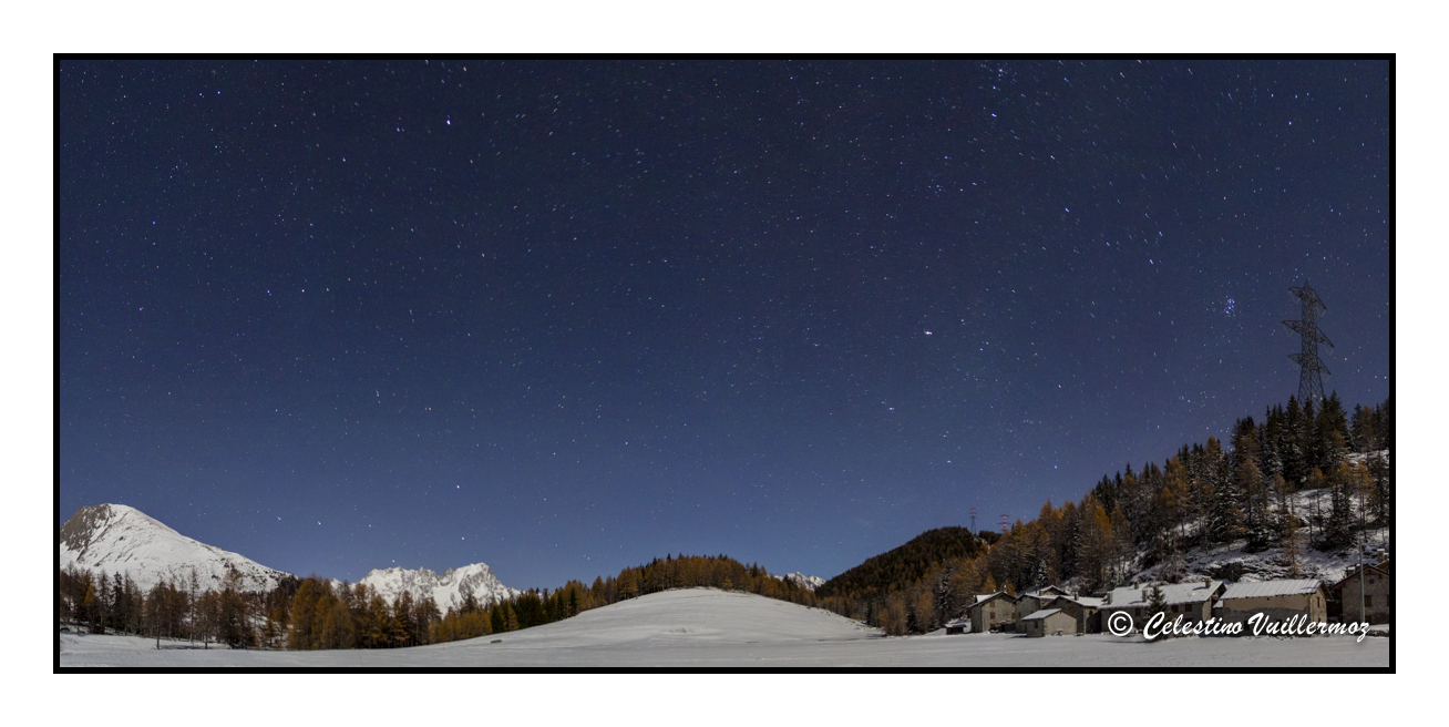 Monte Bianco notturna