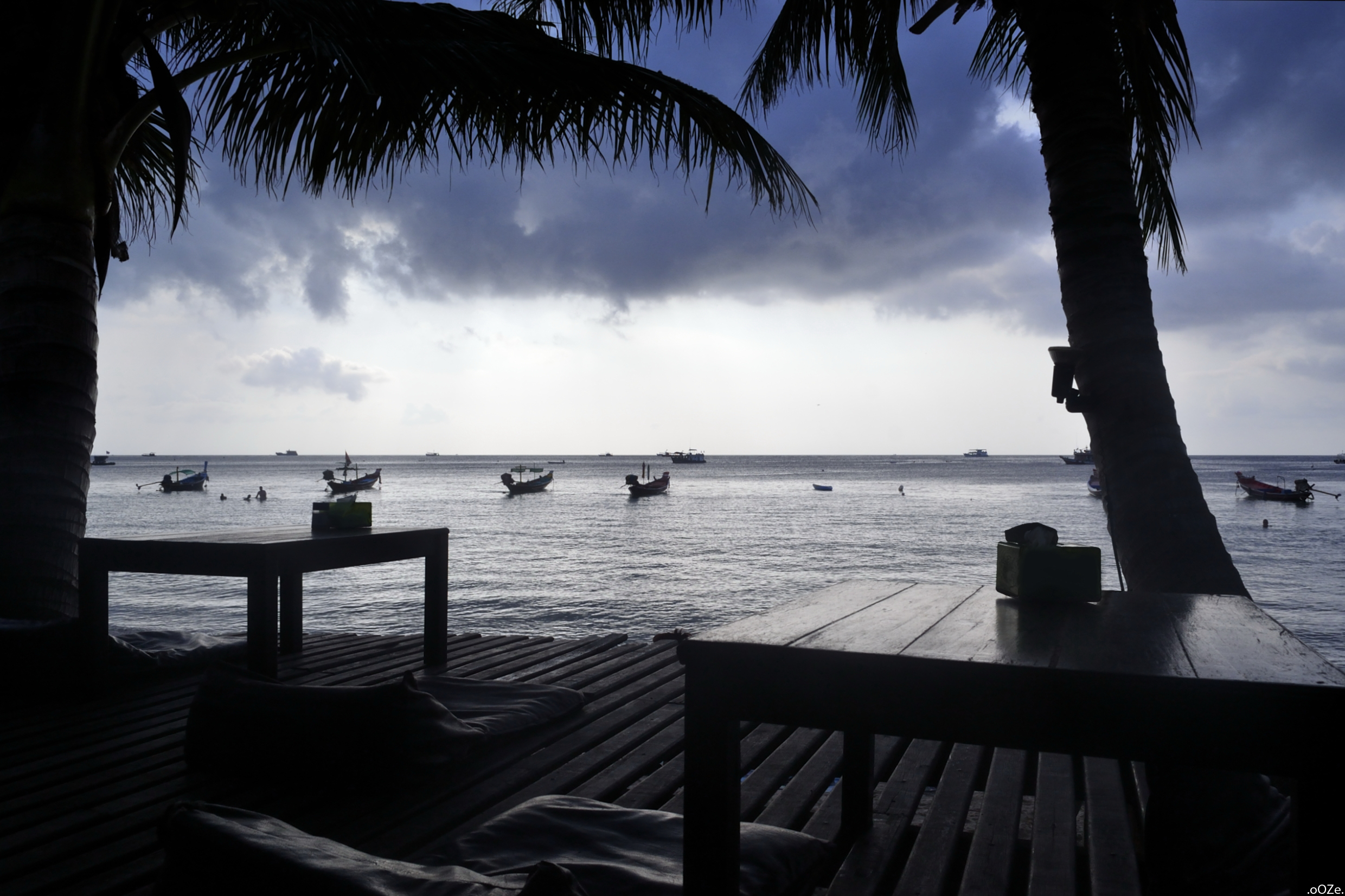 Mango shake on the beach