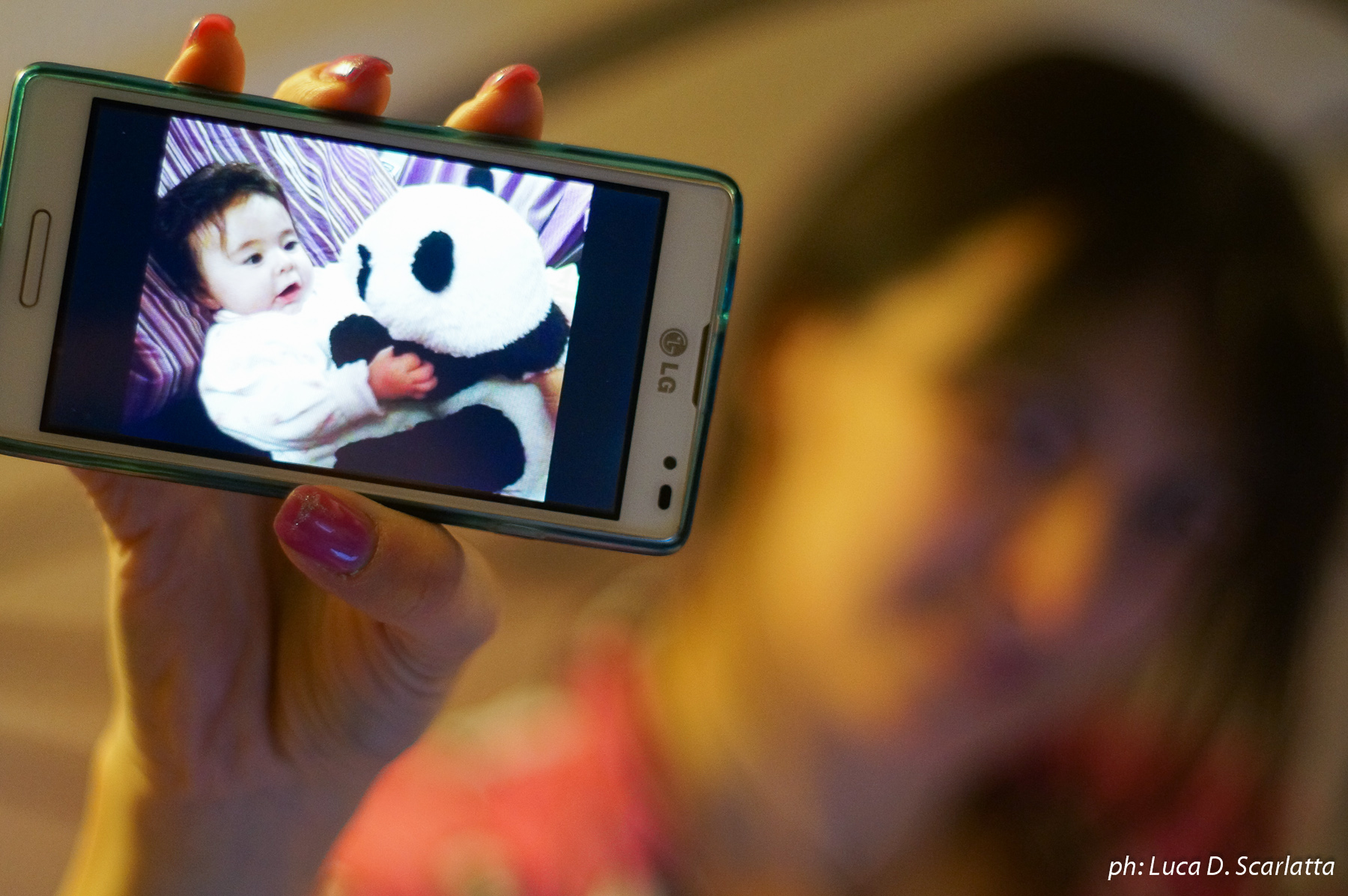 Look What does your daughter as you're not there! :)