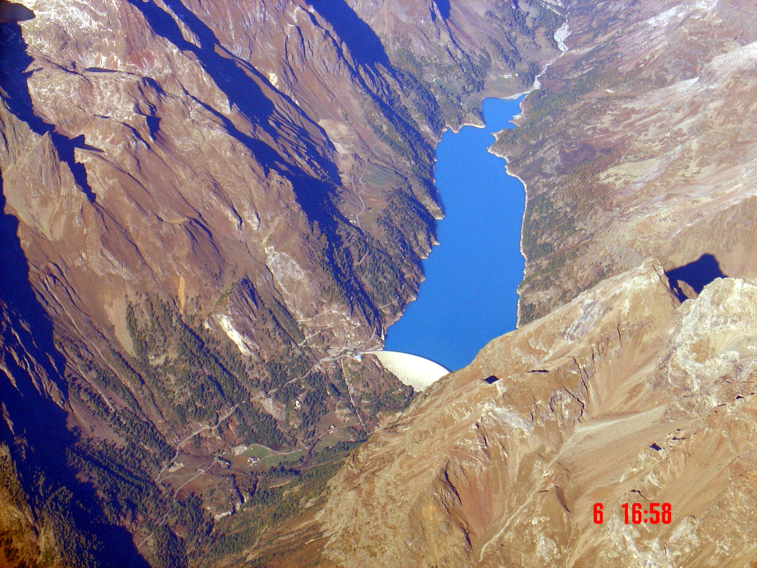 Alpi  viste dall'aereo