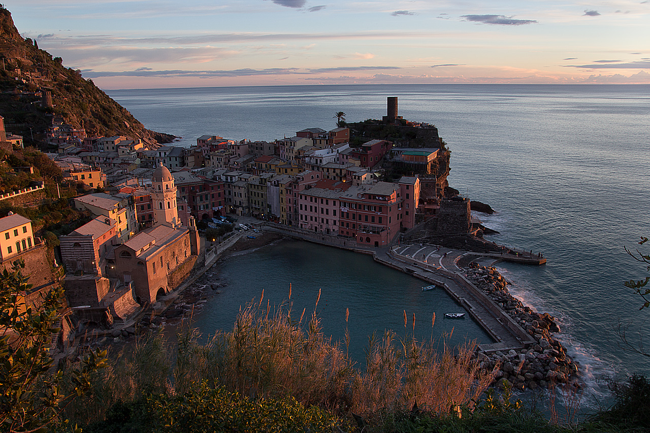 vernazza al tramonto