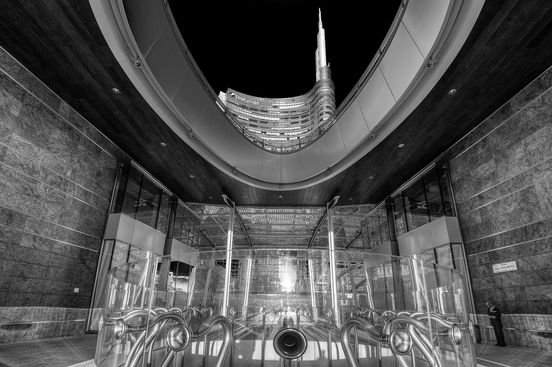 Milan's Porta Nuova project with the tower Unicredit