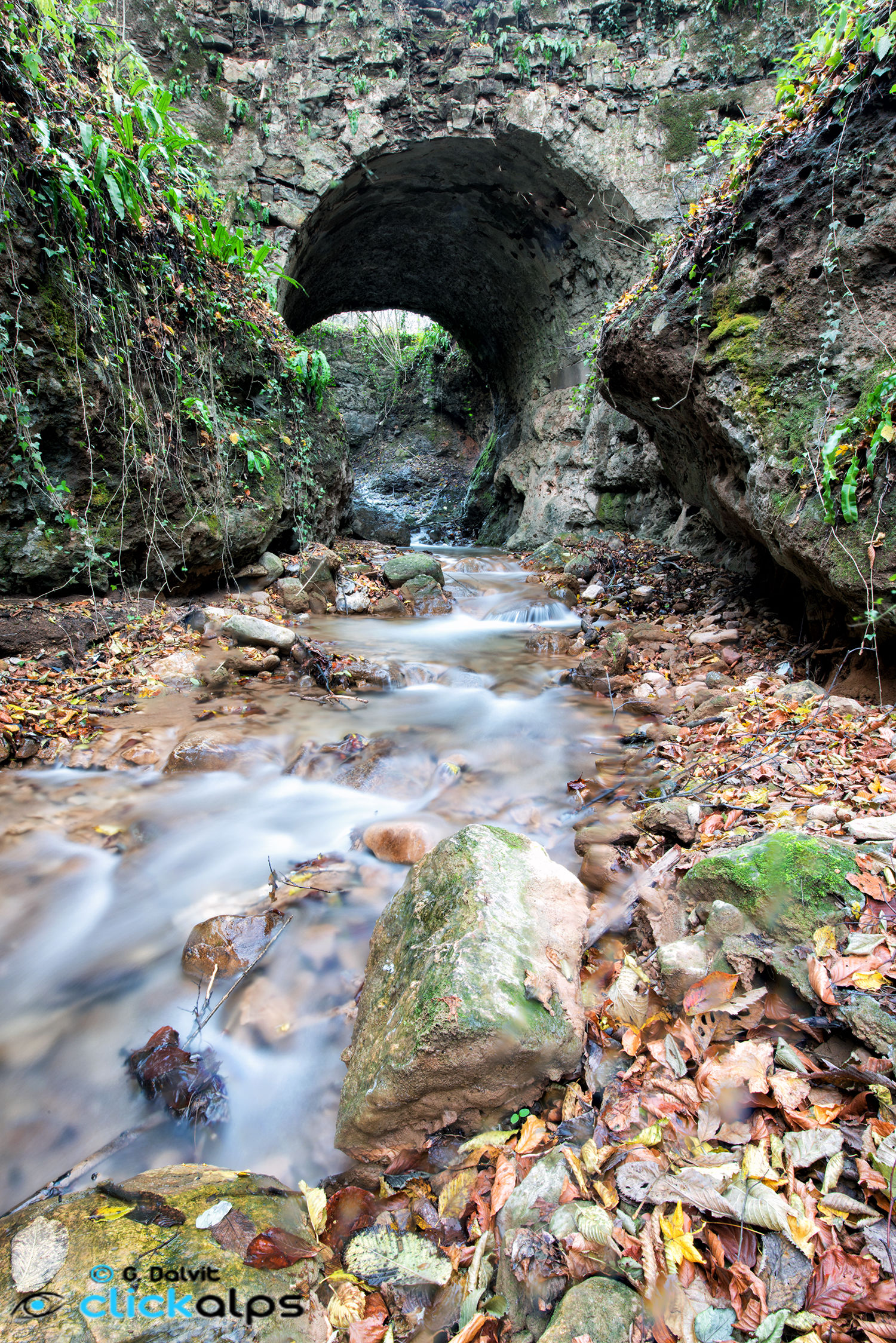 Under the old Roman bridge