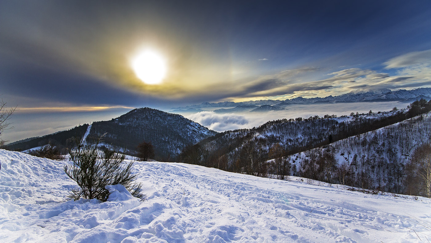 Beyond the clouds .....