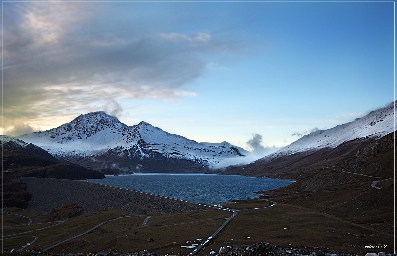 panorama of the Mont Cenis