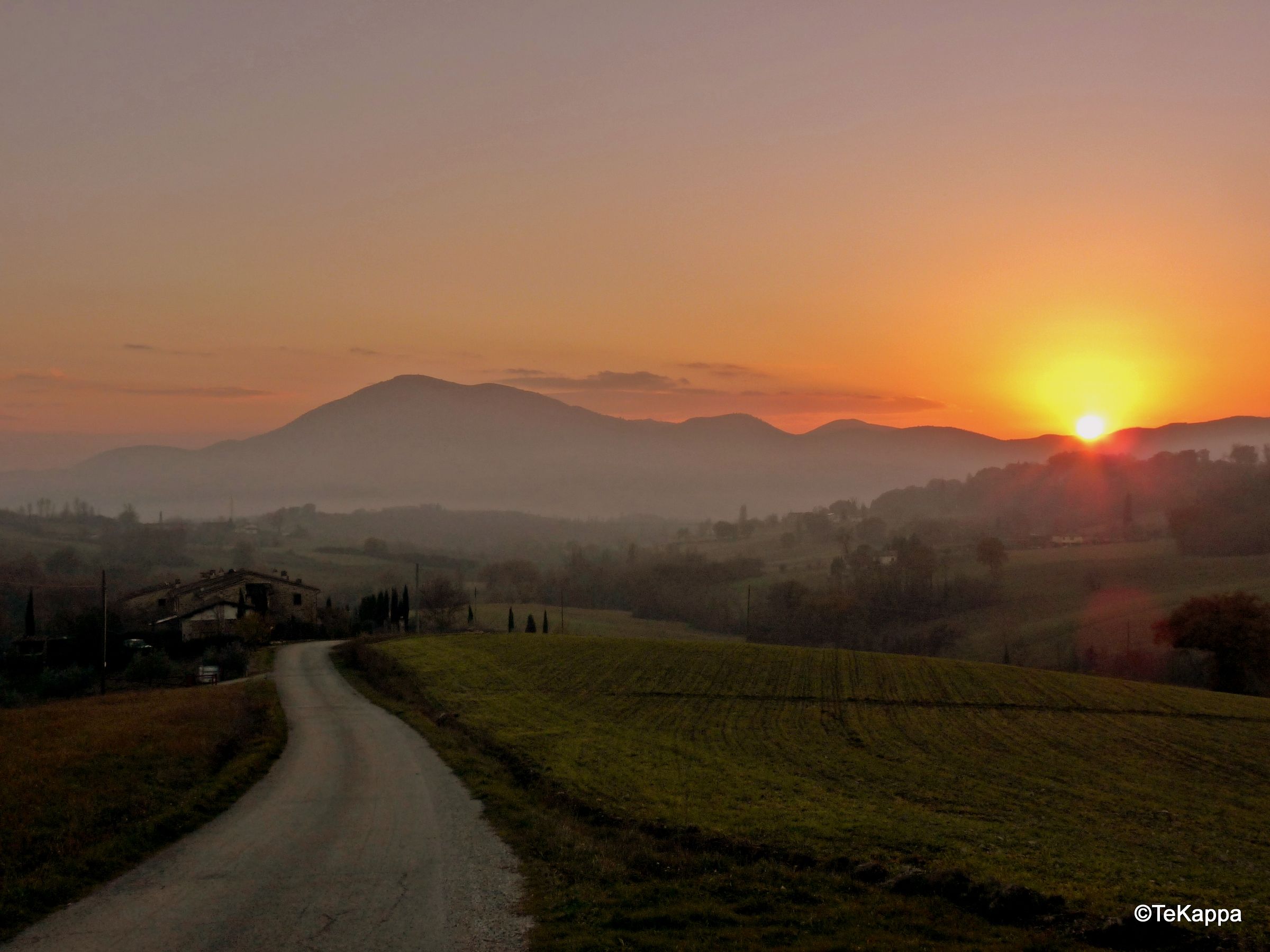 Tramonto in Umbria