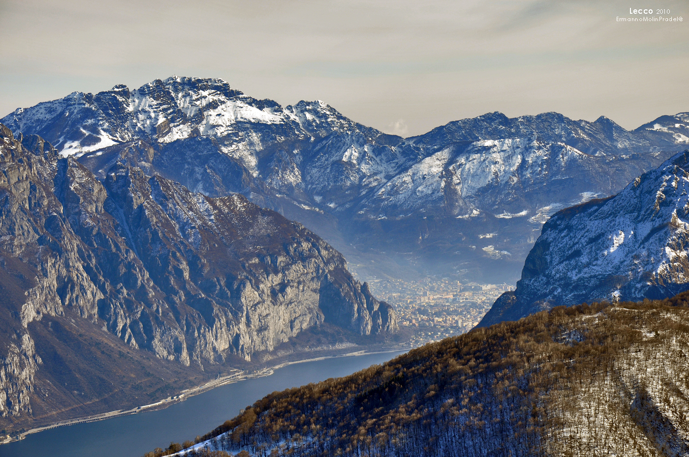 Lecco from San Primo