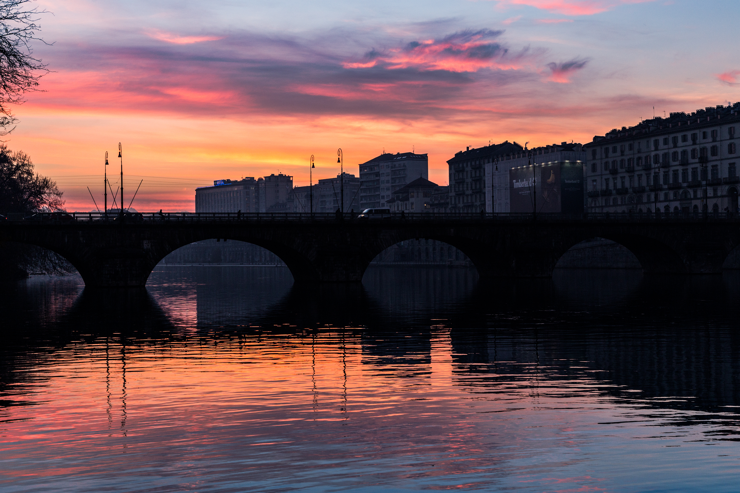 Tramonto sul ponte