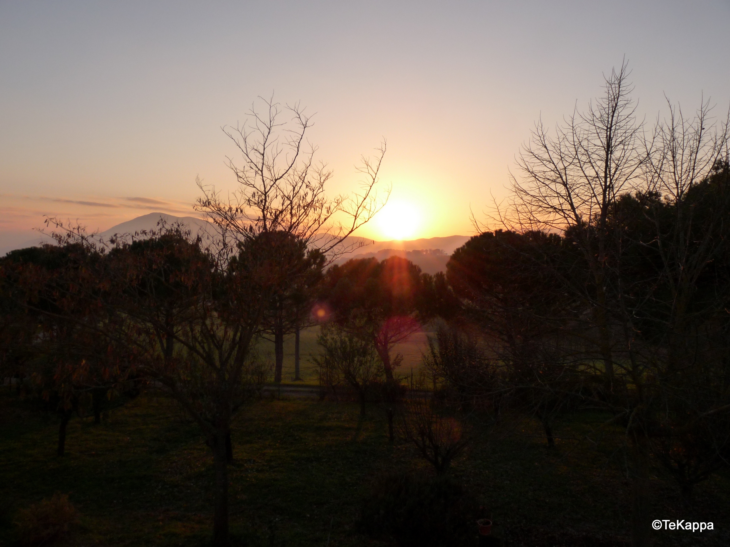 Tramonto in Umbria