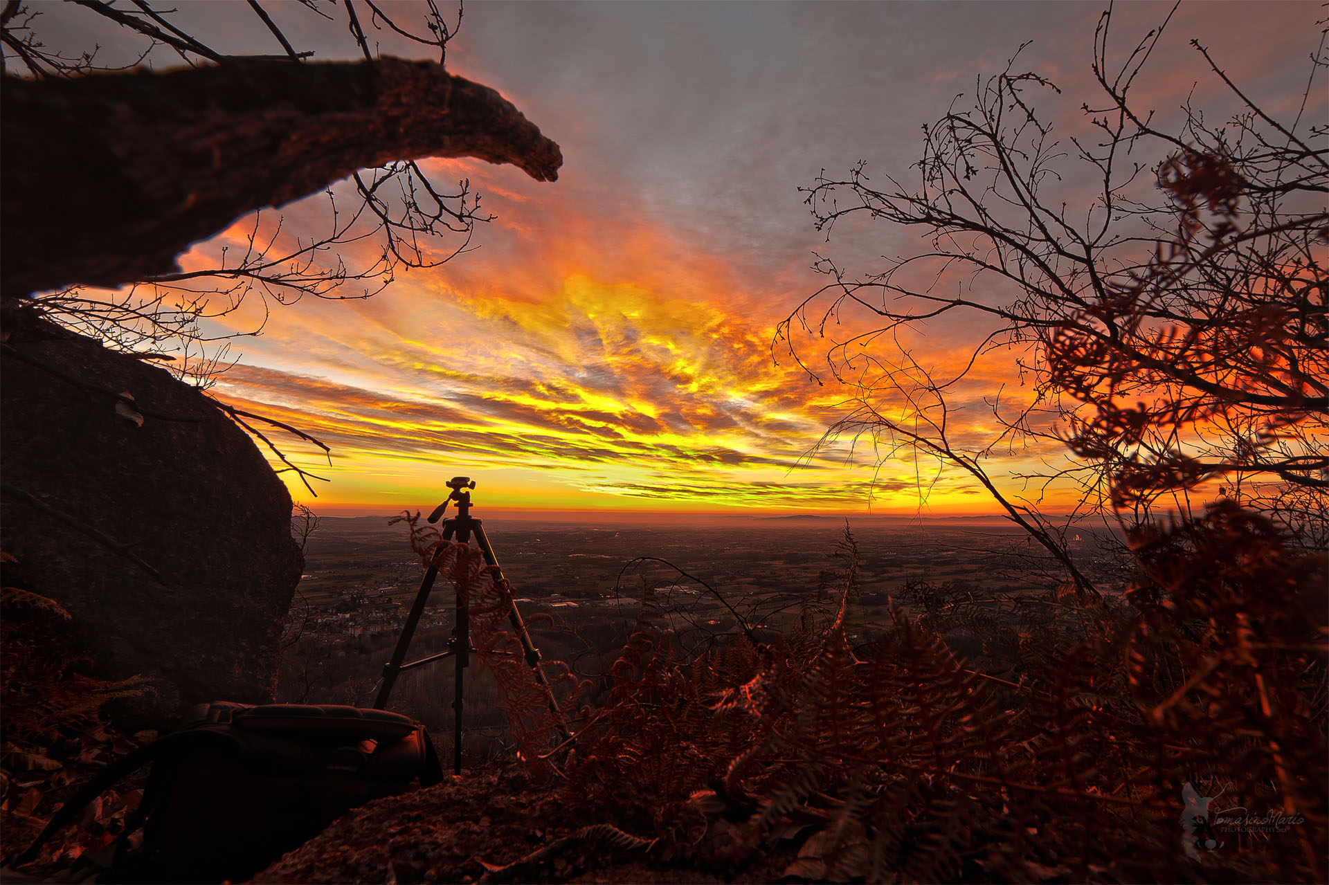 Belmont Sunrise photographer view