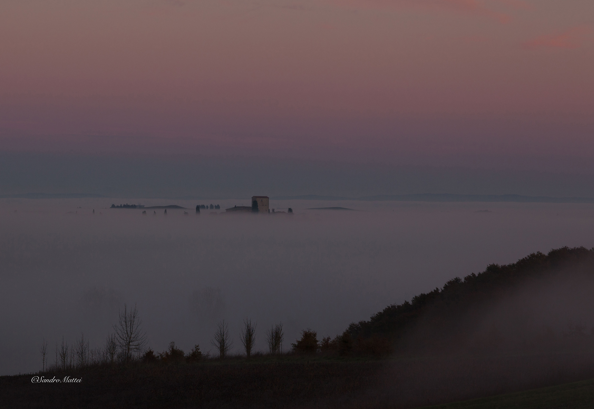 .....riaffiorare tra la nebbia........