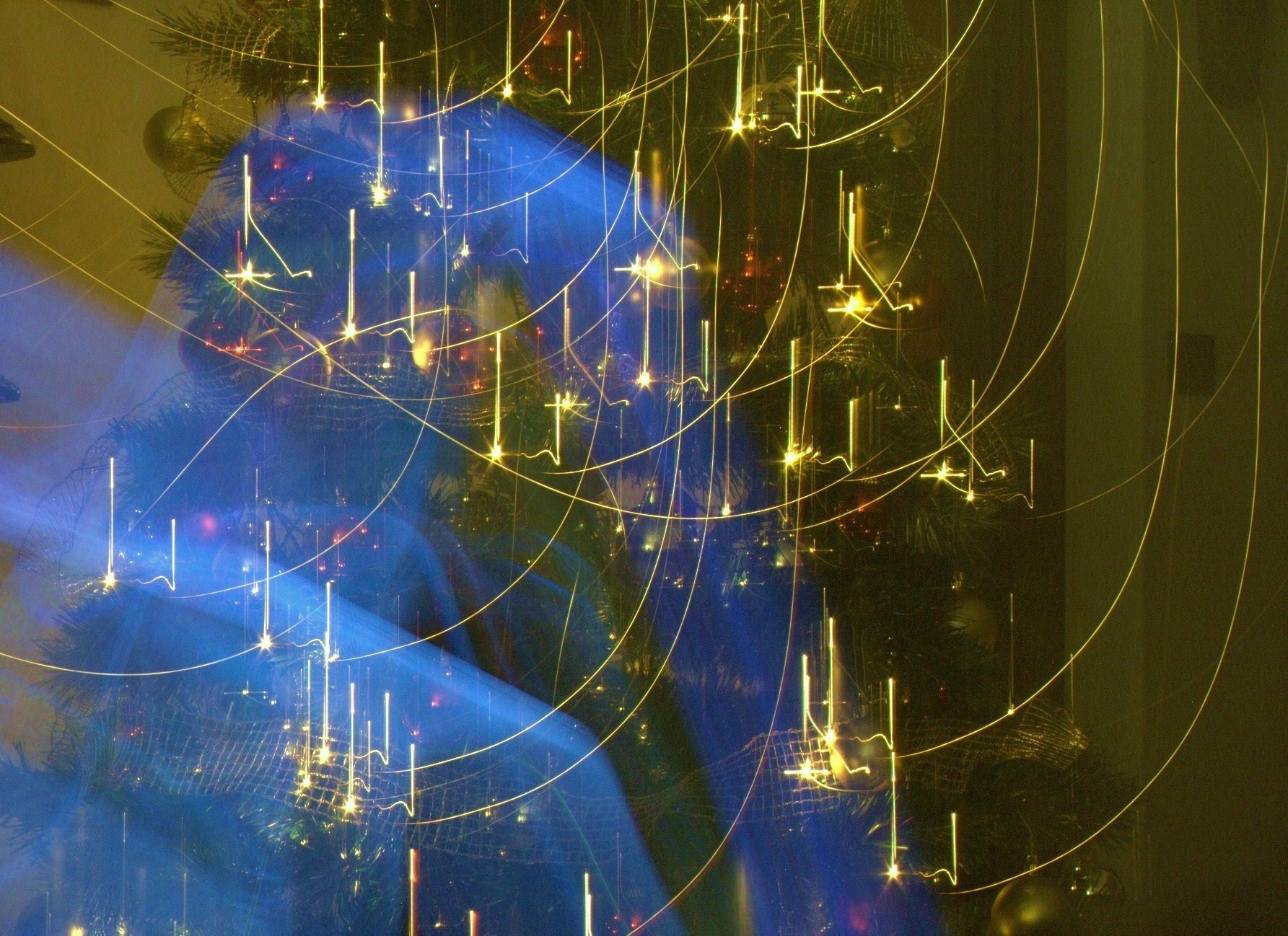 A strange light ........