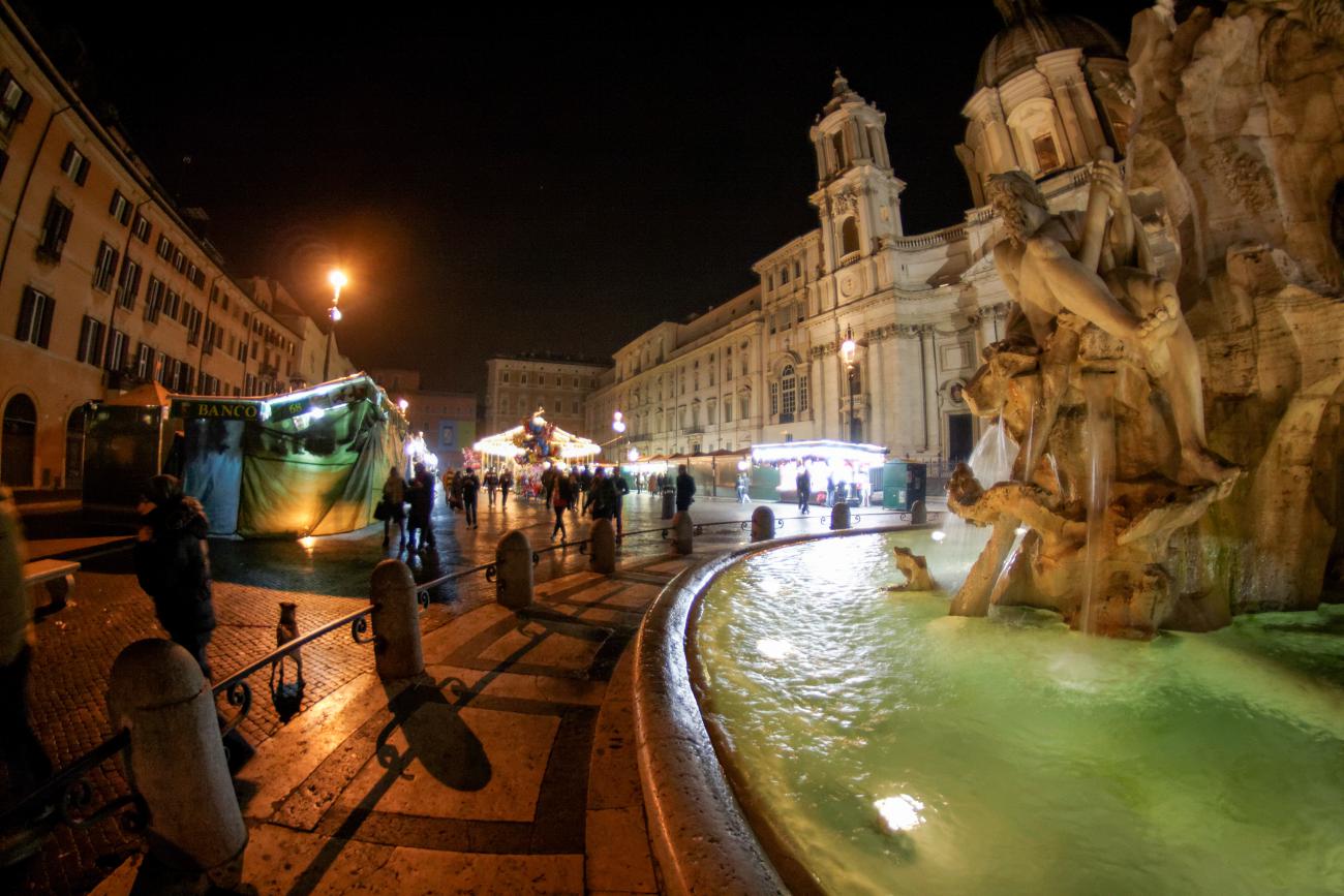 Piazza Navona, Canon EOS 1000d, Rokinon 8mm f/3.5