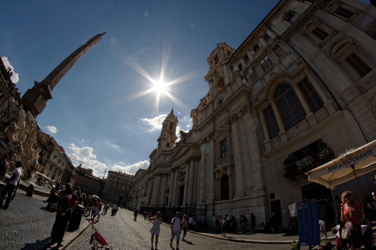 Piazza Navona, Rokinon 8mm f/3.5, Canon EOS 1000d