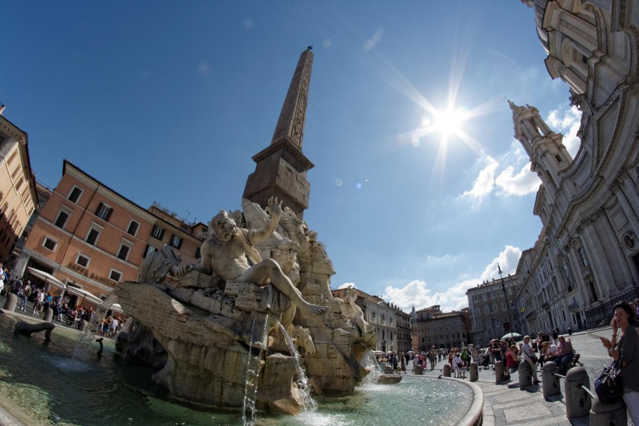 Piazza Navona, Rokinon 8mm f/3.5, Canon EOS 1000d