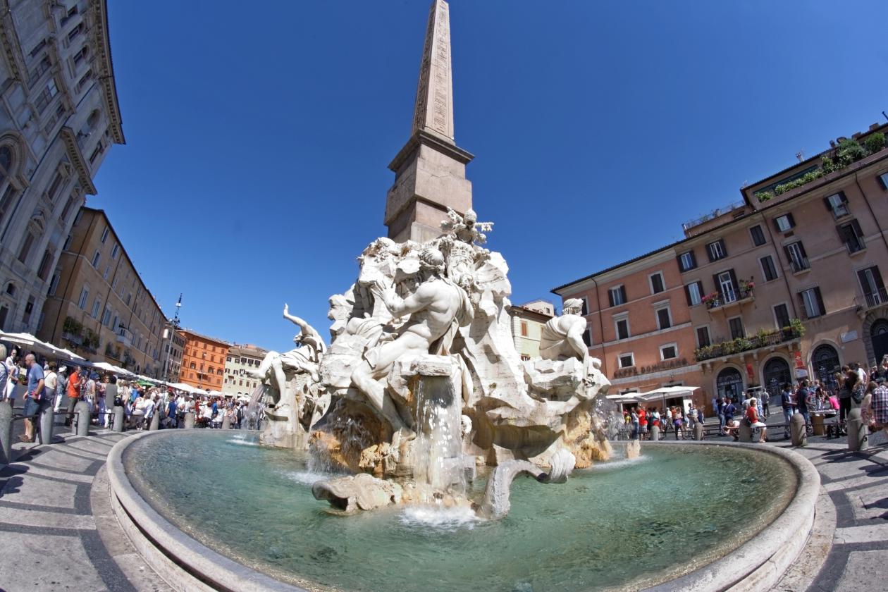 Piazza Navona, Rokinon 8mm f/3.5, Canon EOS 1000d