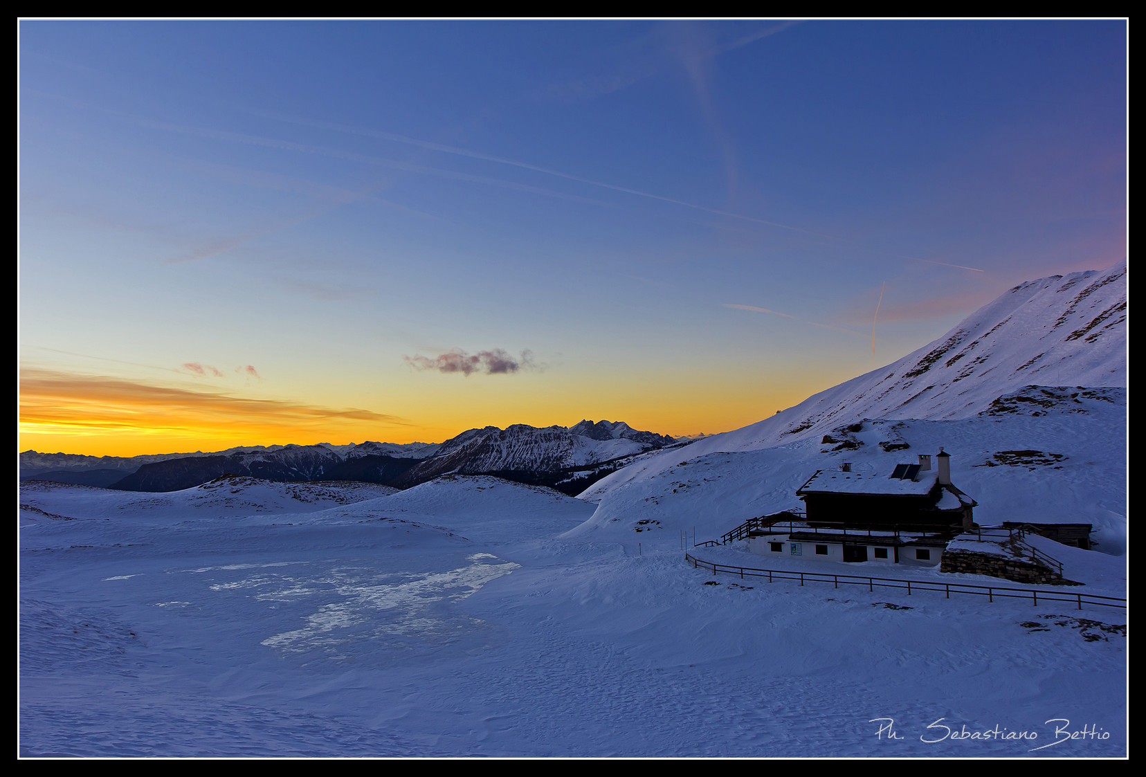 Sunset @ baita Segantini