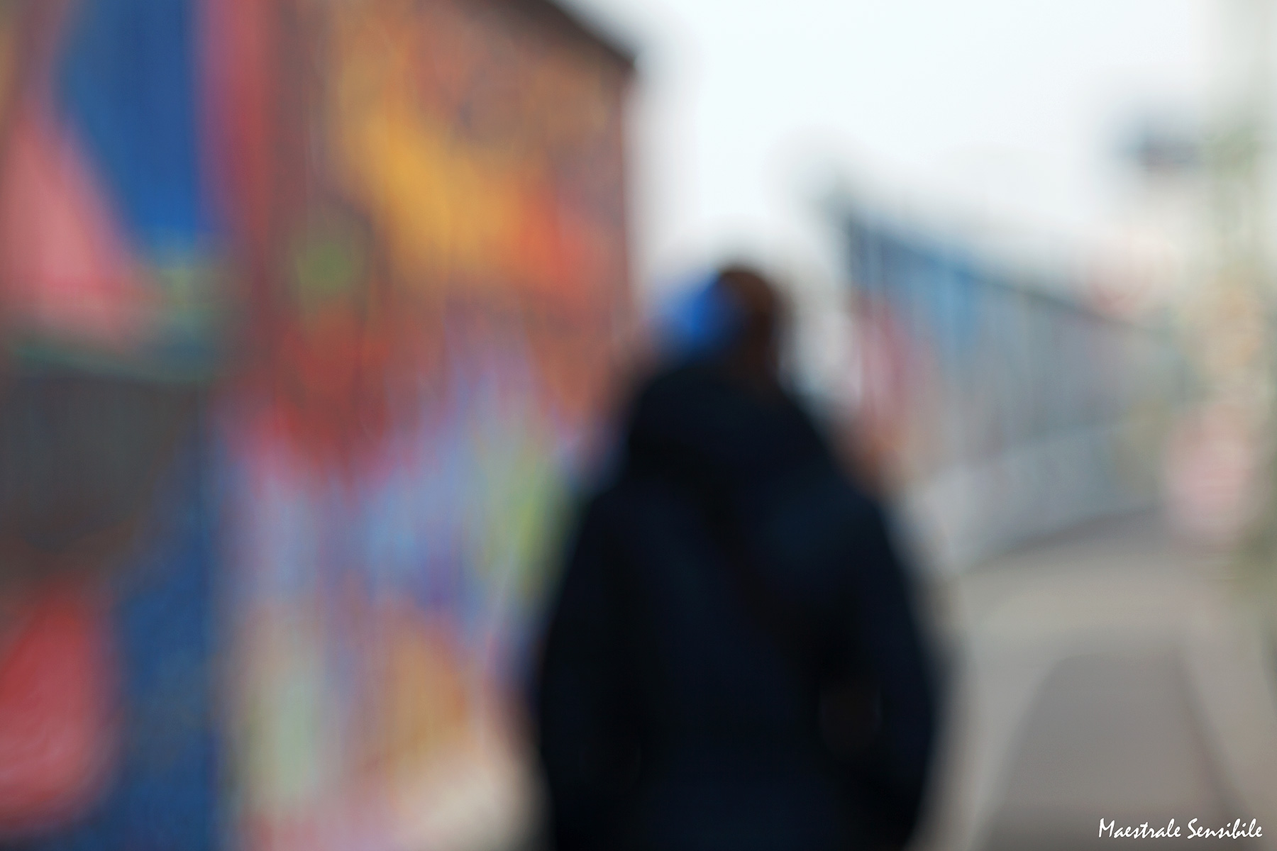 Anna ed il muro (Acquerello)