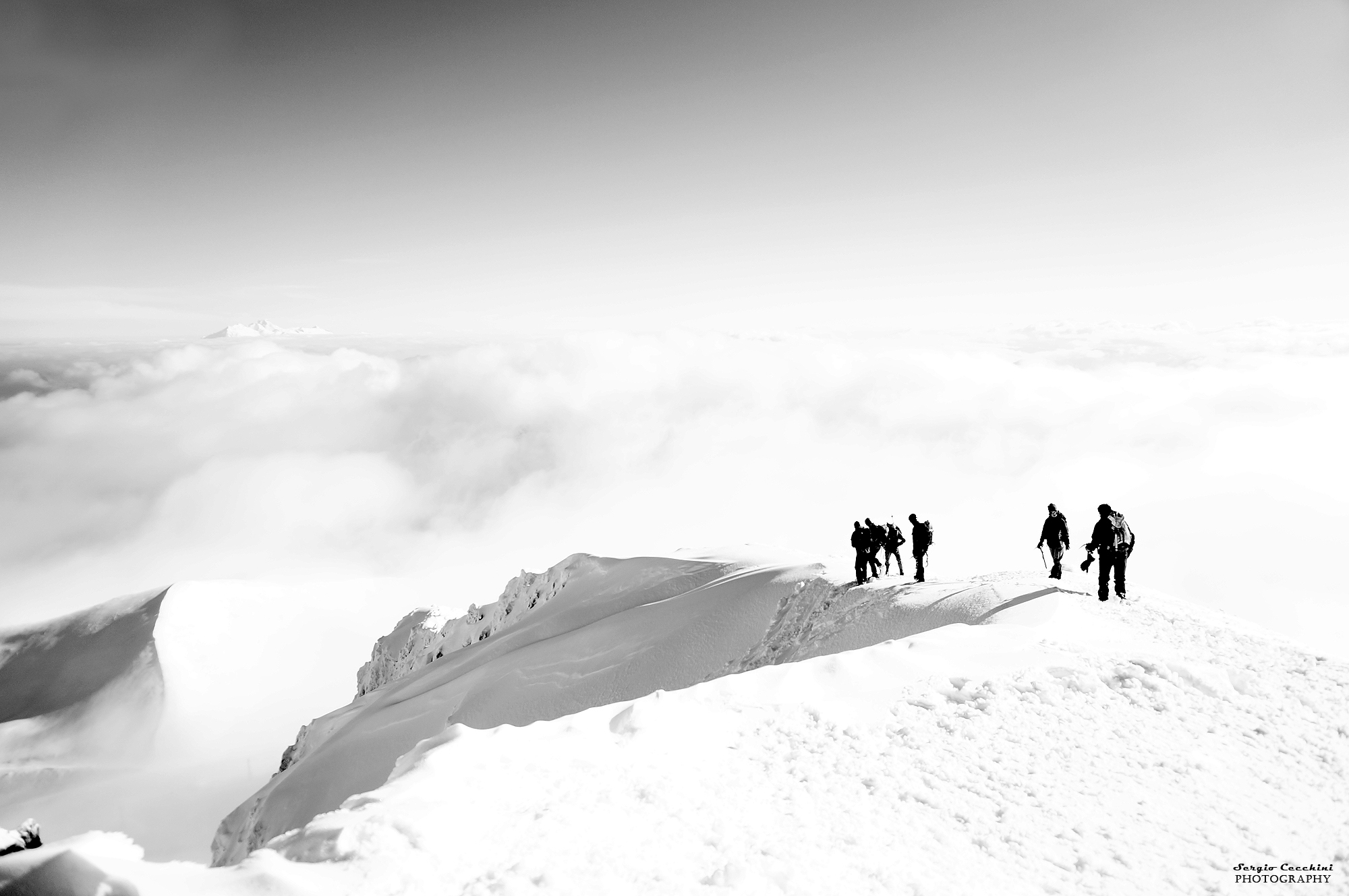 Descent from the summit