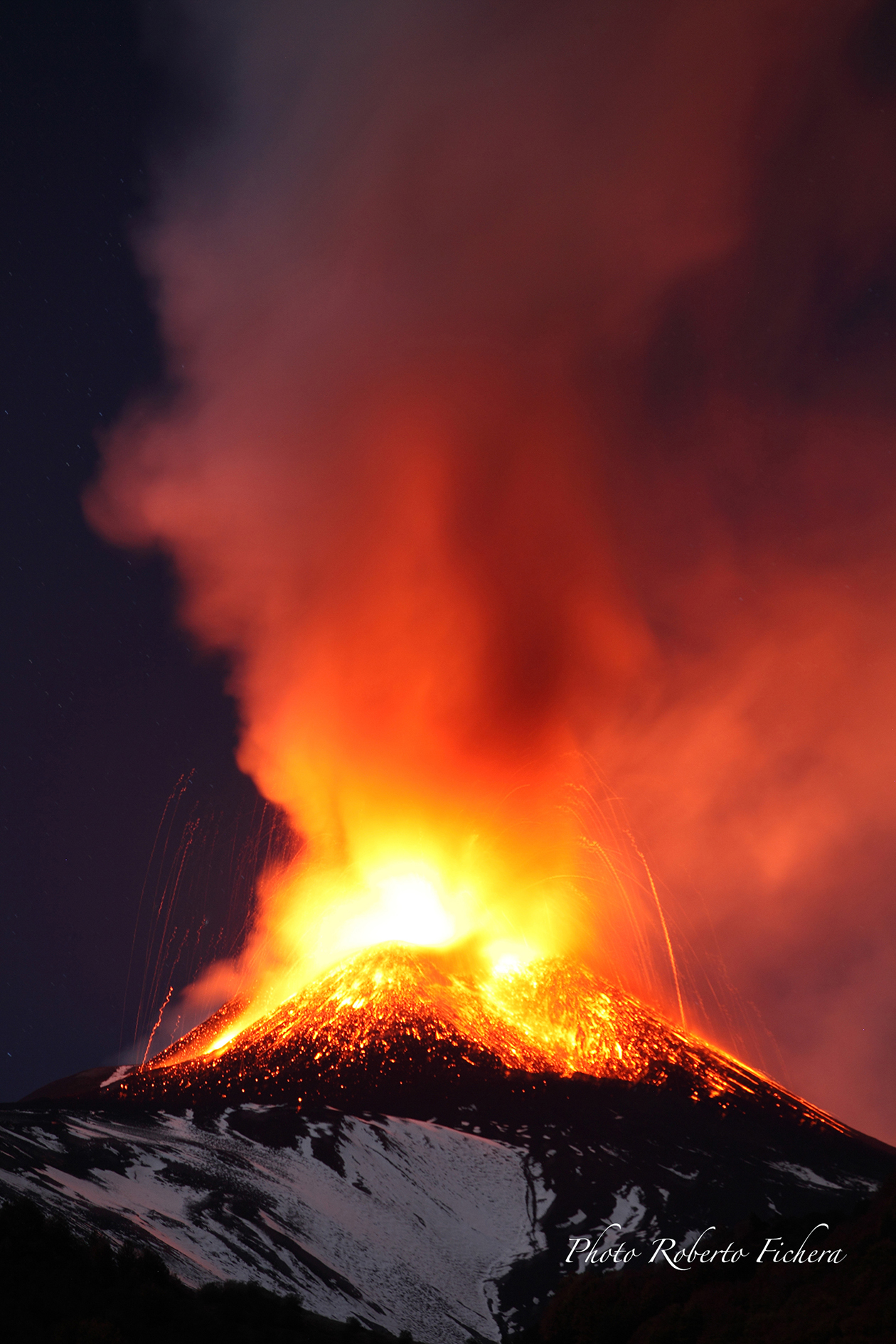 Etna Eruzione del 17 Nov. 2013