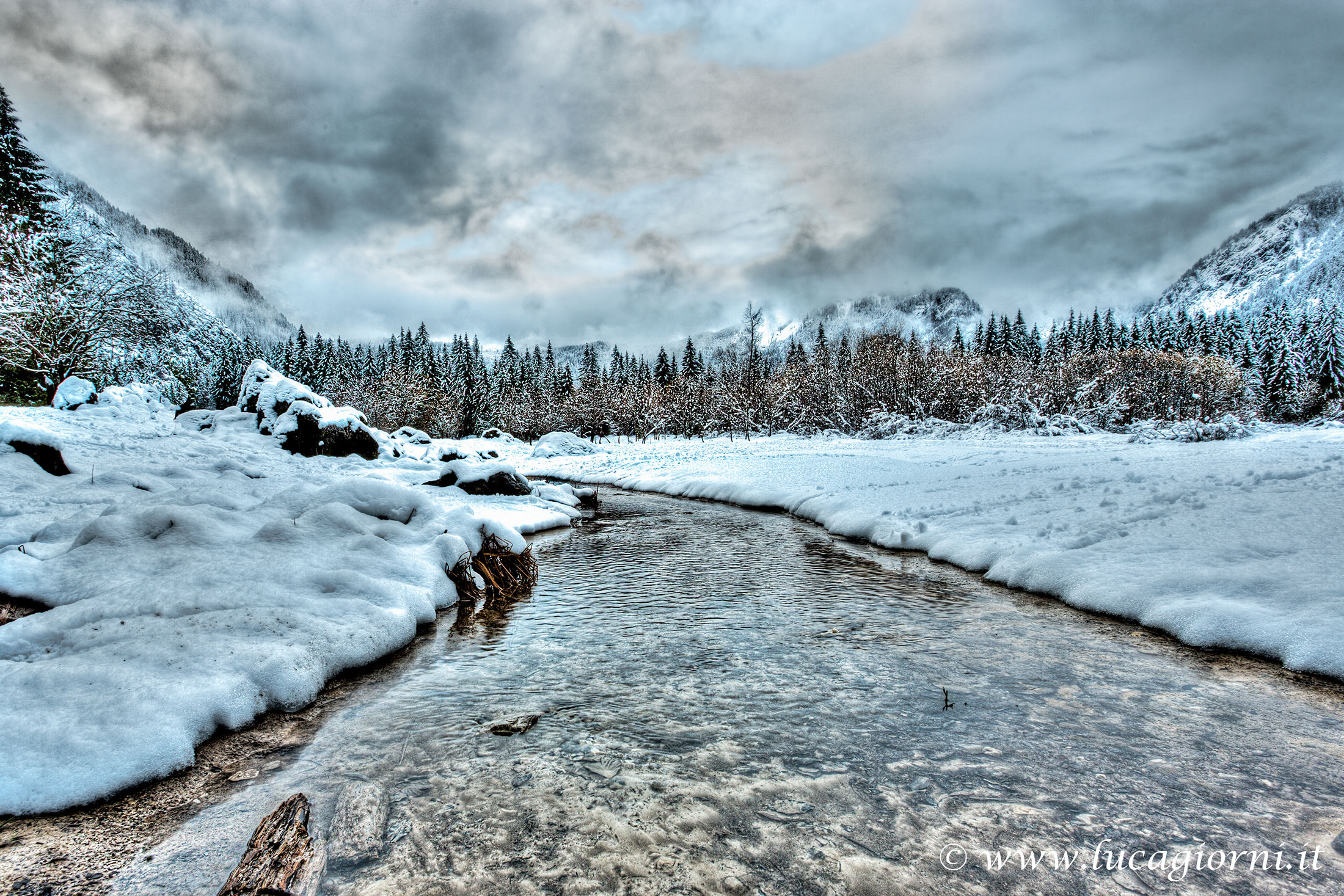 Inverno su i laghi  di Fusine