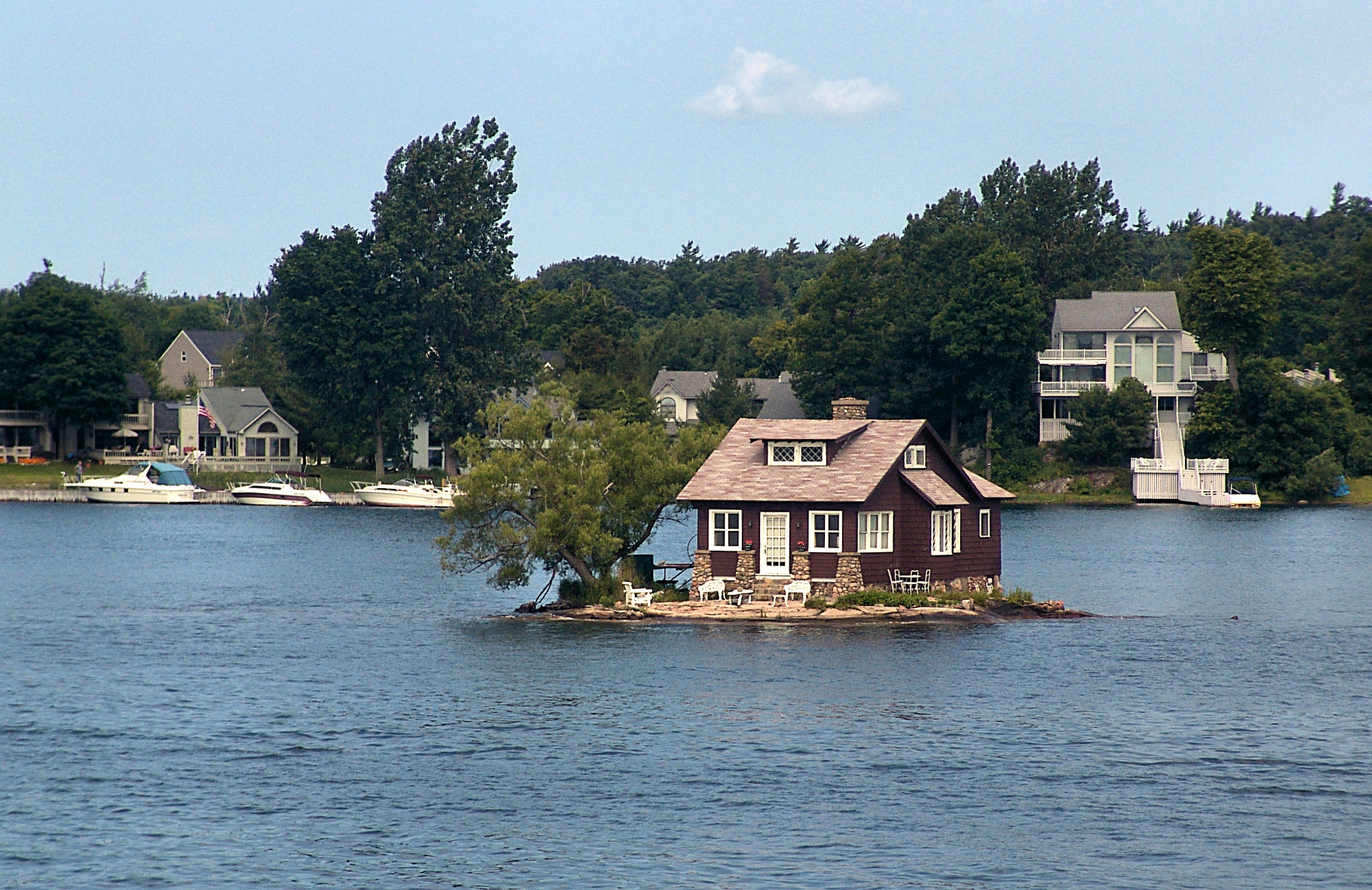 An island or a raft?