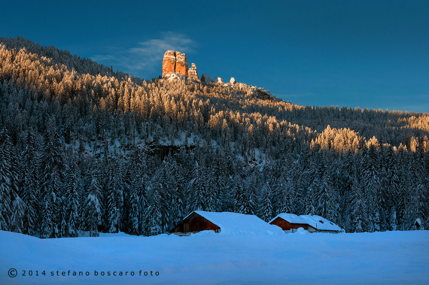 Alba sulle Cinque torri