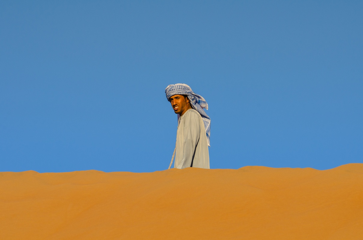Omani in Wahiba dune