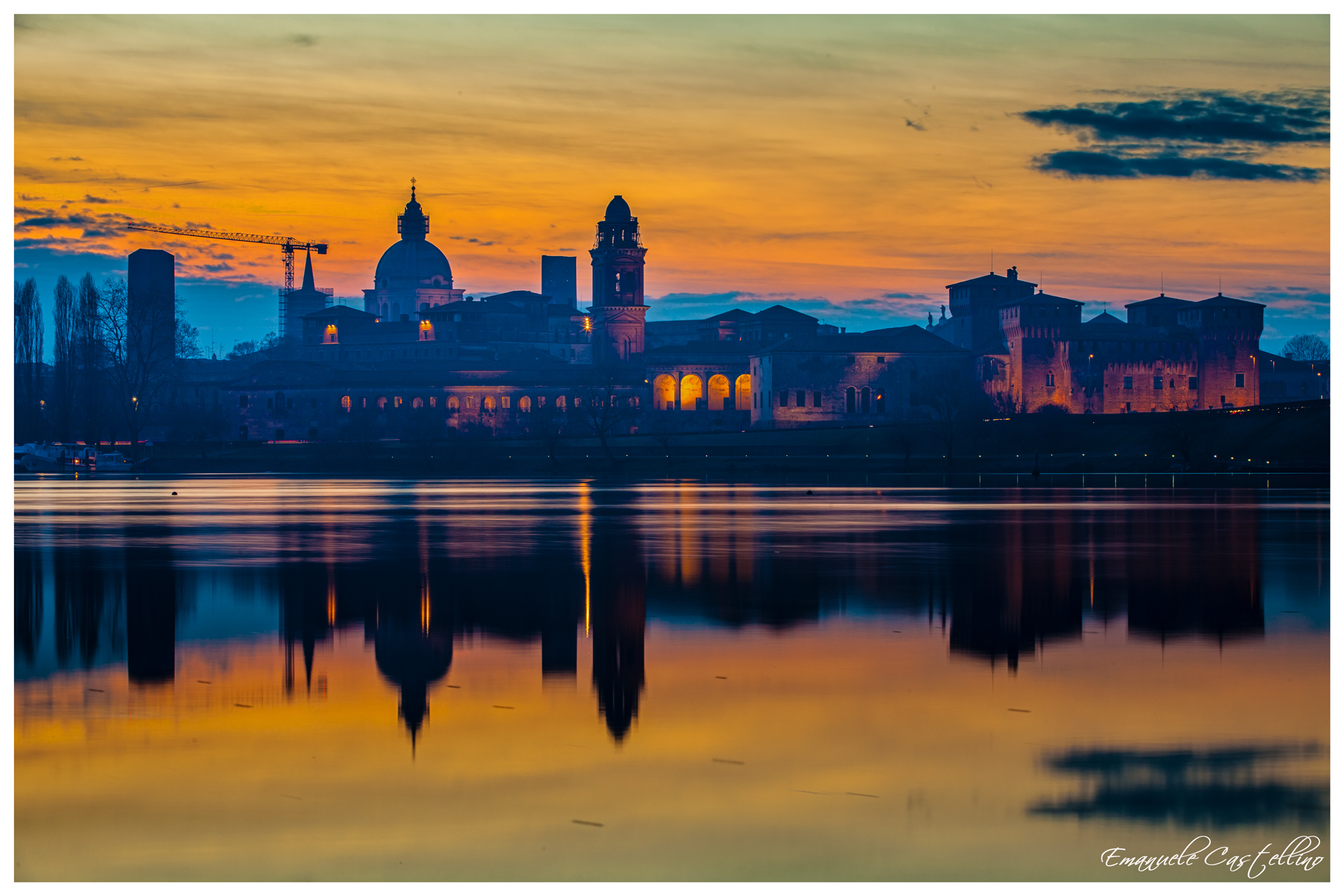 Tramonto su Mantova