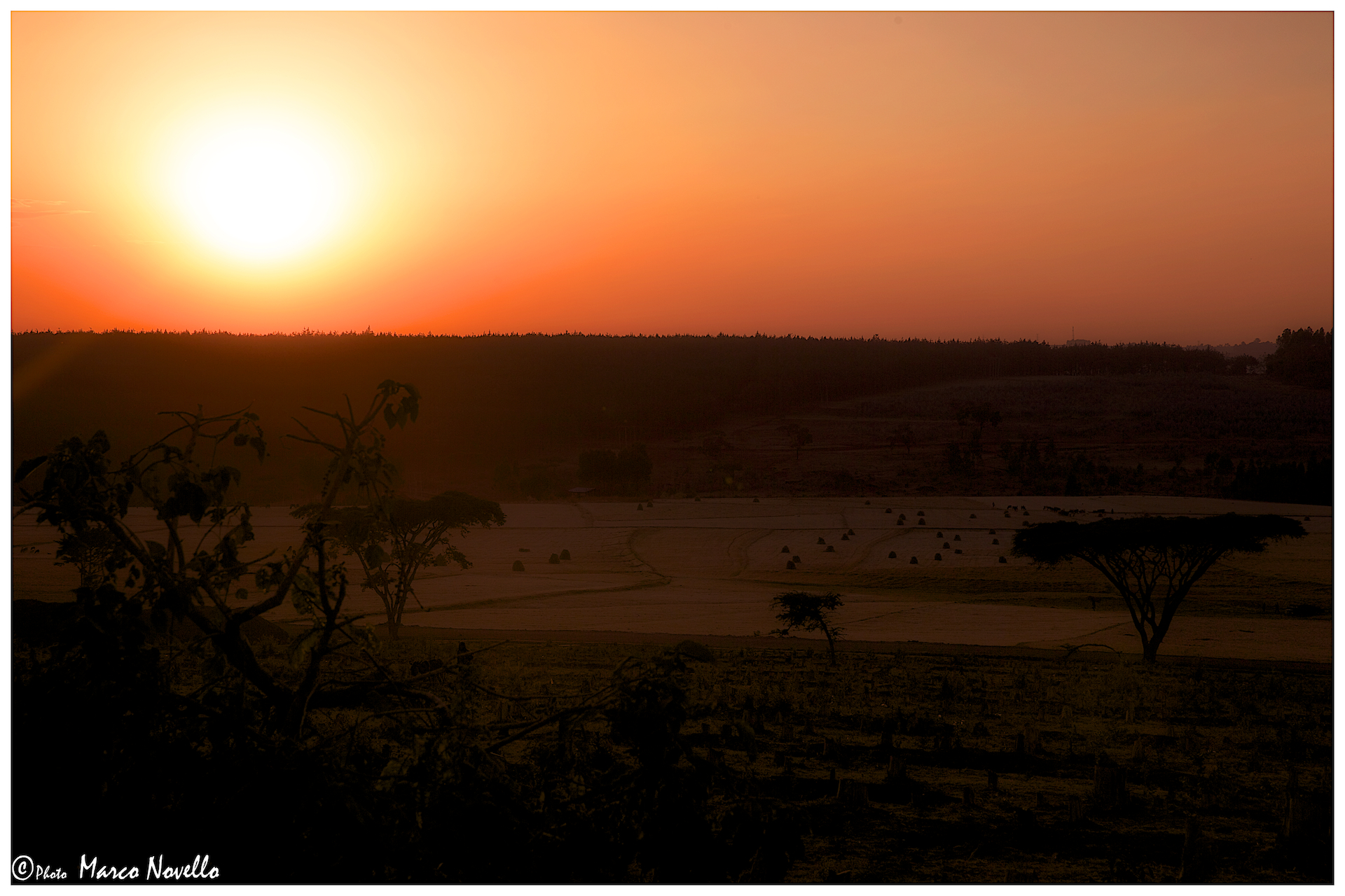 Tramonto etiope...
