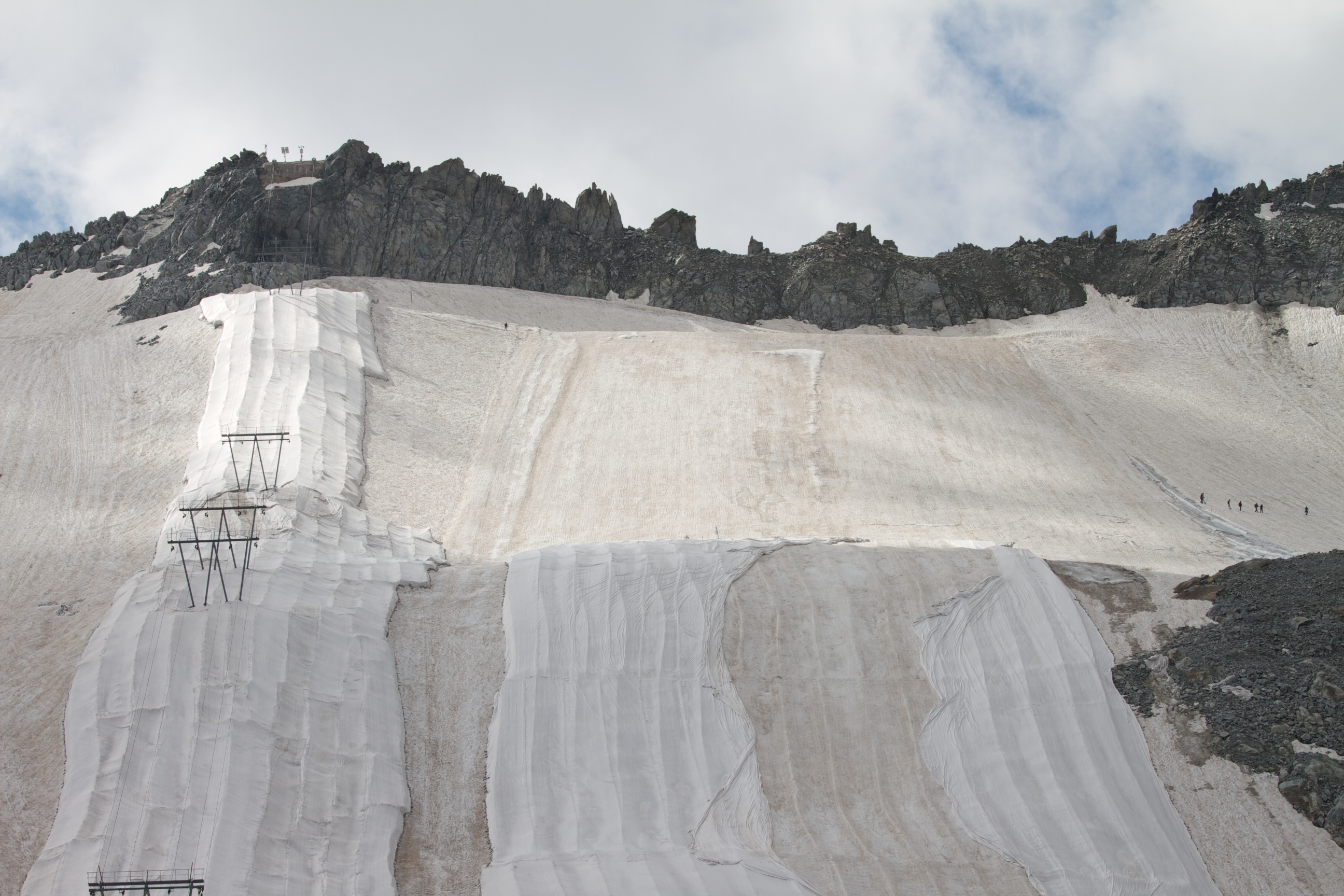 Presena glacier in summer