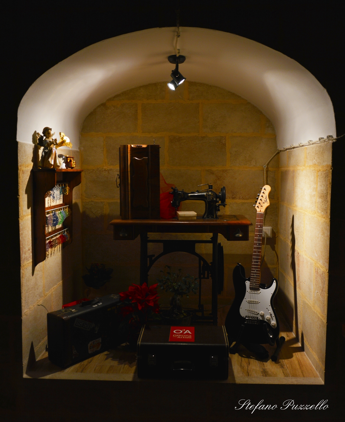 a window in the wall