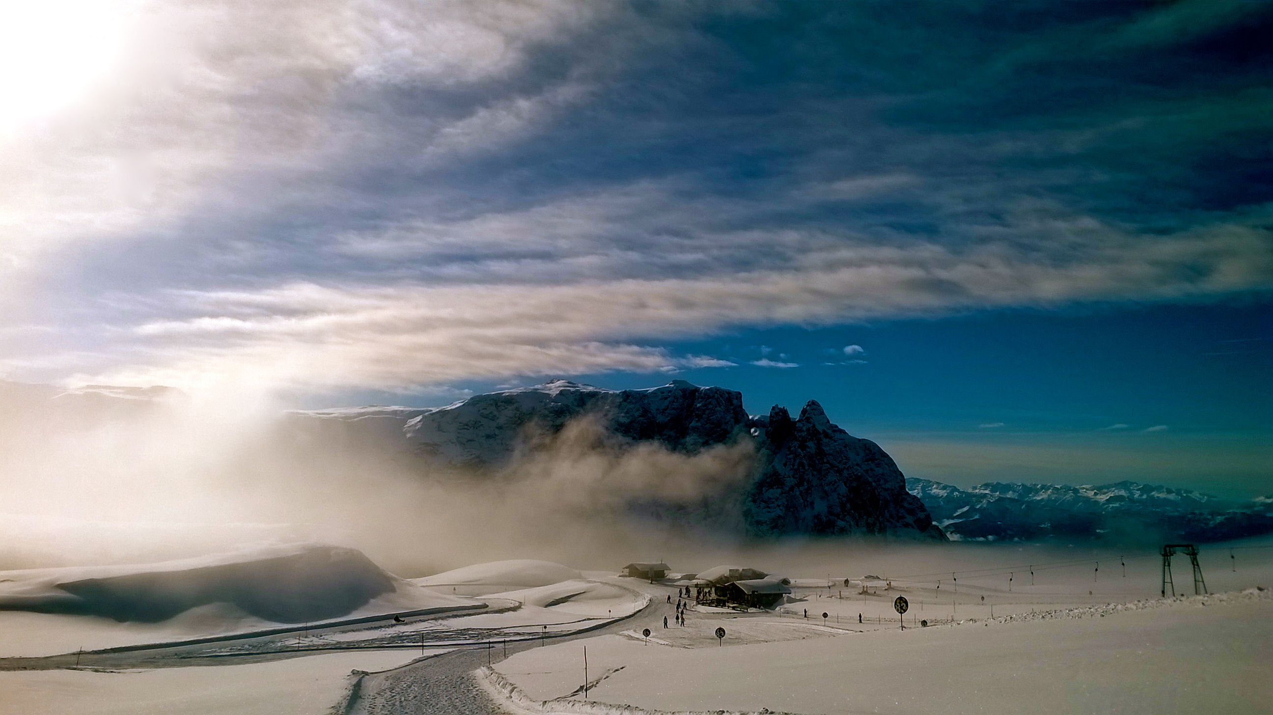Fog in the mountains