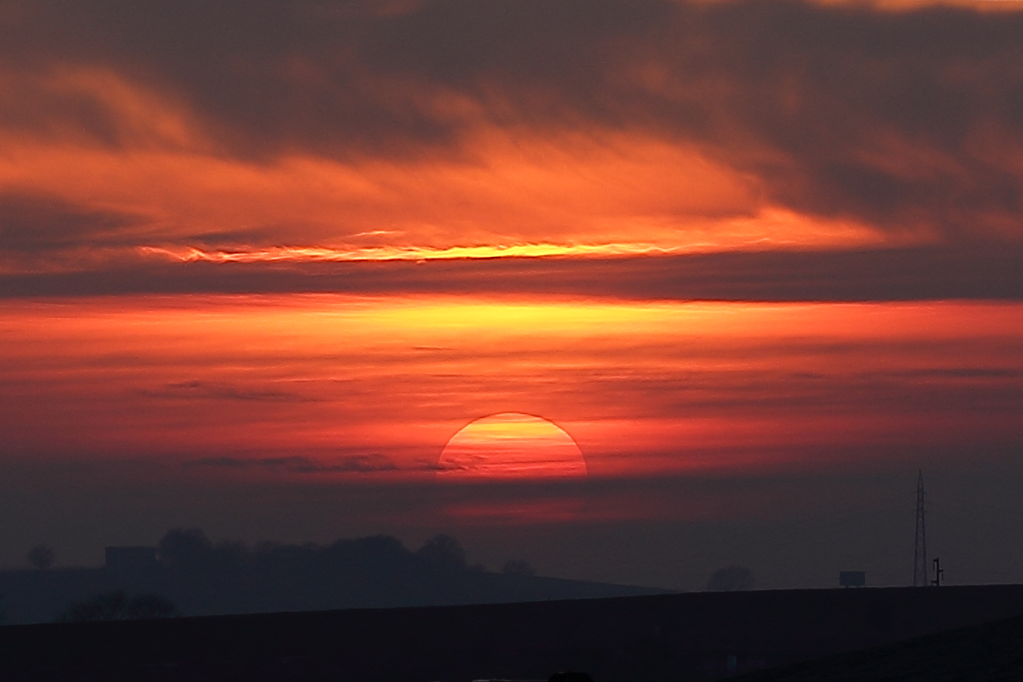 Tramonto da casa mia