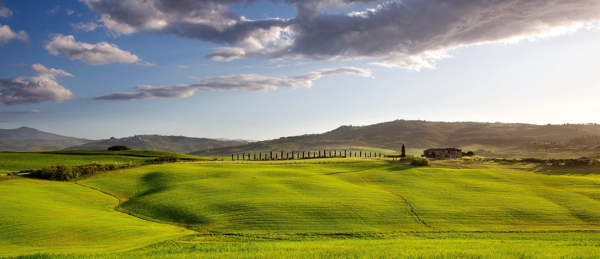 Sunset in Val D'Orcia