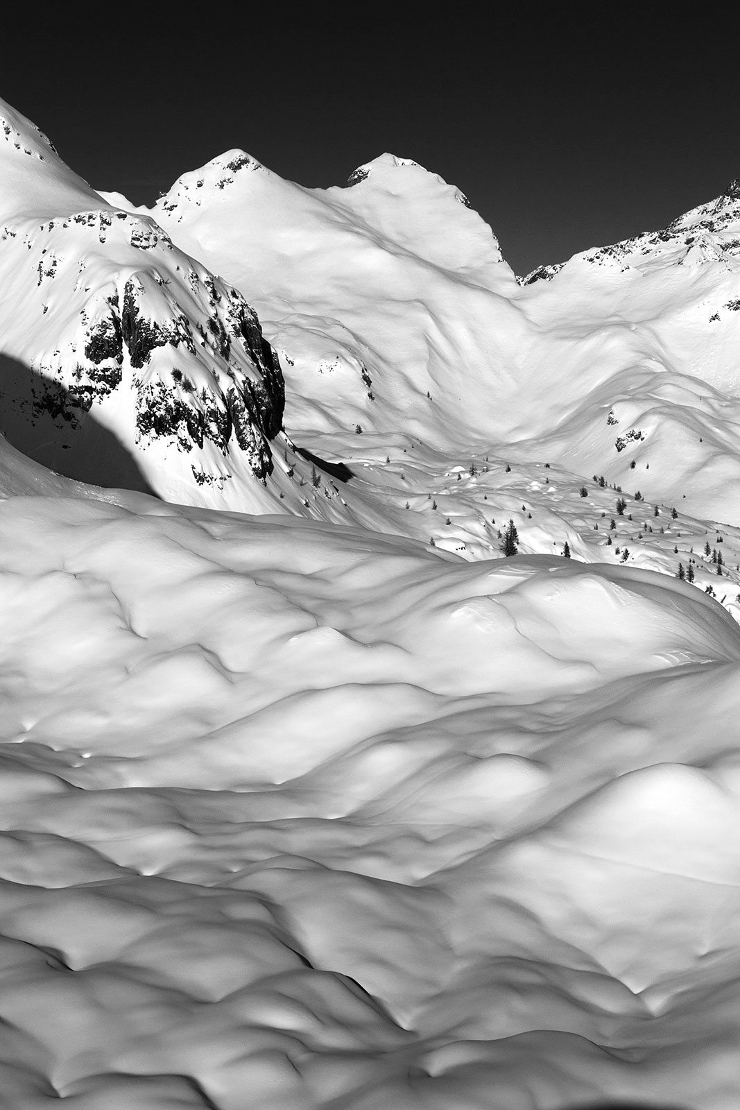 Pizzo di Petto e Mare in burrasca