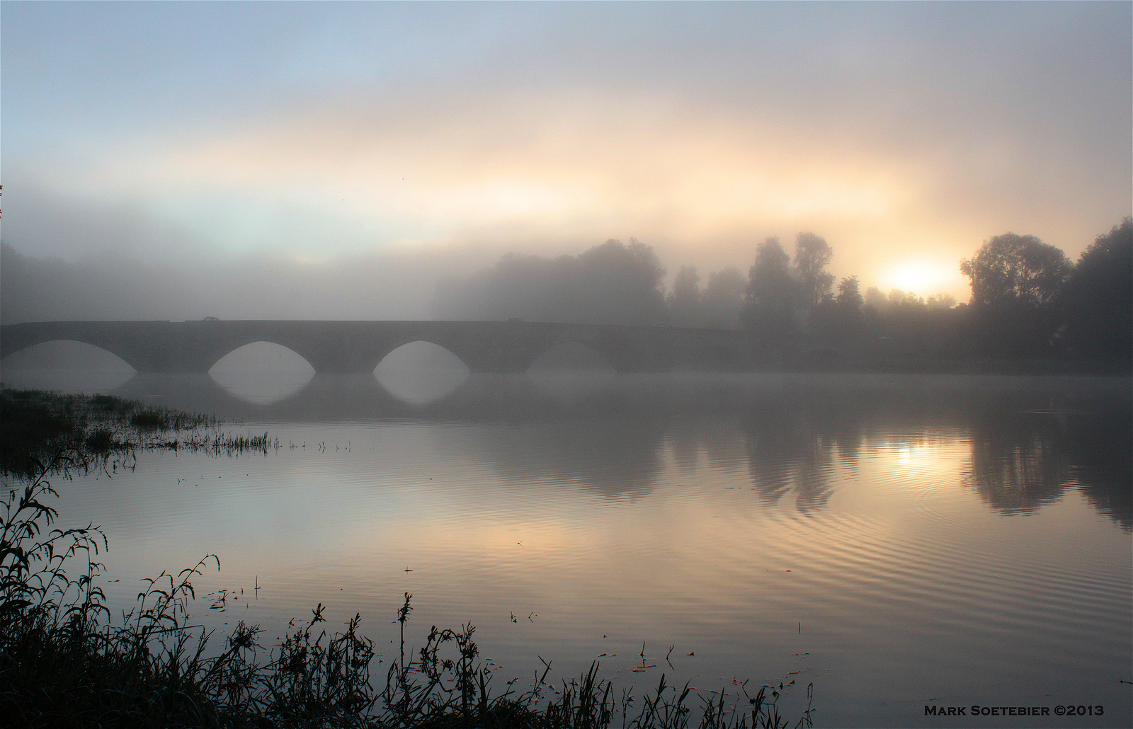 Sunrise at Ponte Buriano