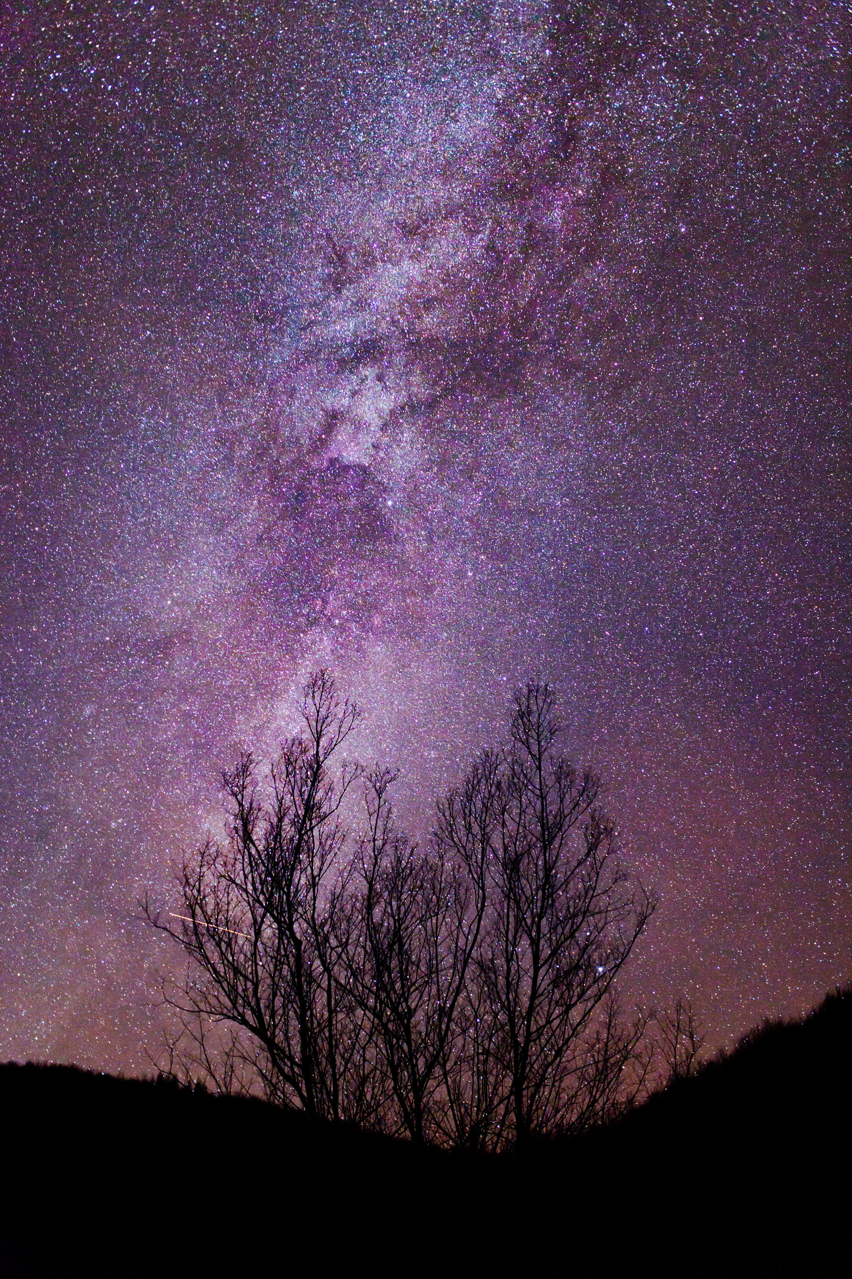 Via lattea, Scuro Sky Park, Poloniny, Slovacchia