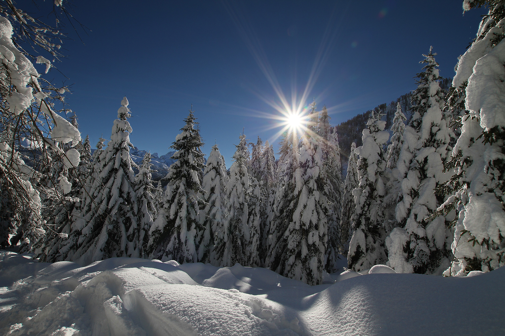 Snowshoeing at Lake Nambino 2