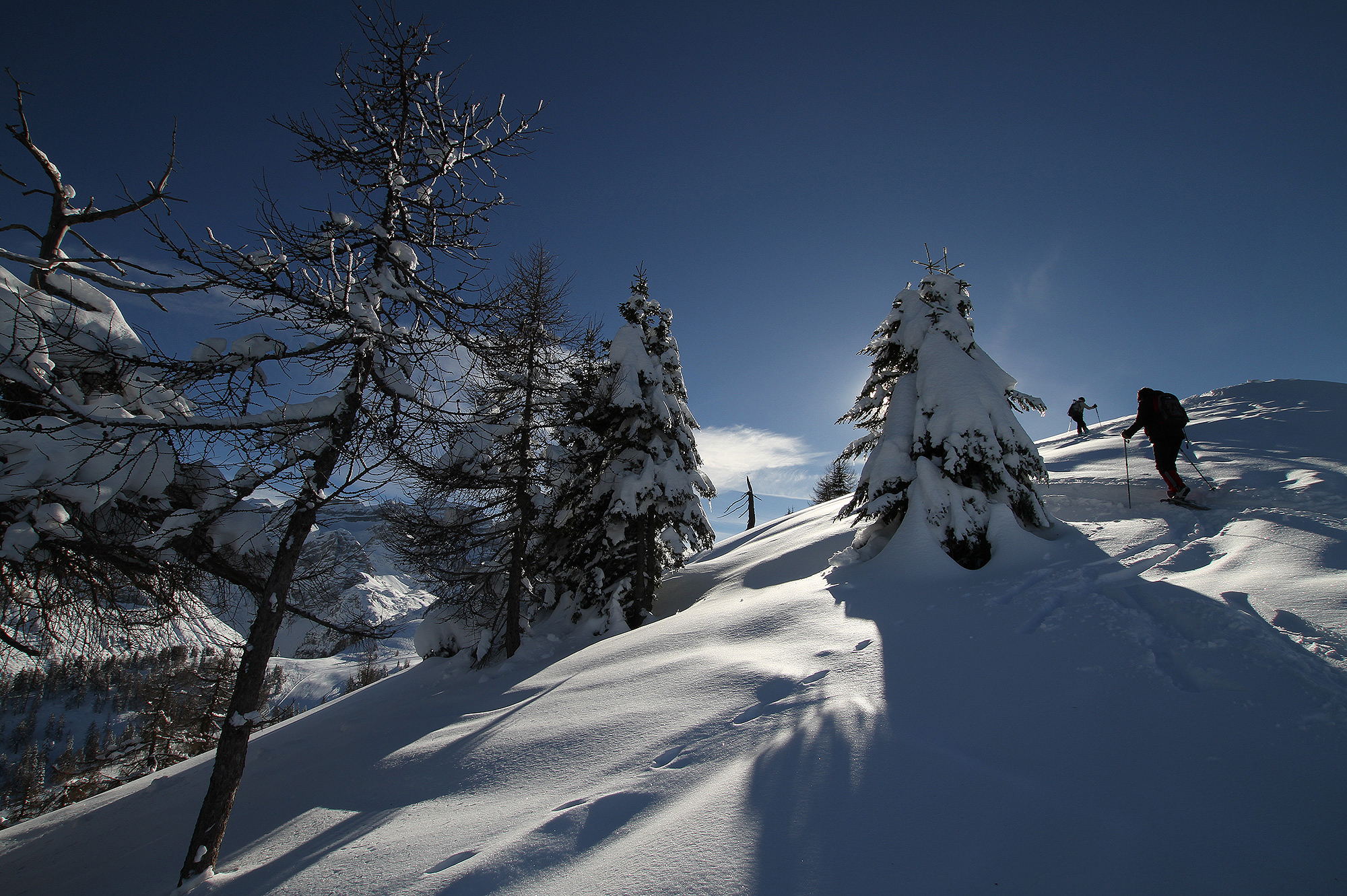 Snowshoeing Doss Sabion