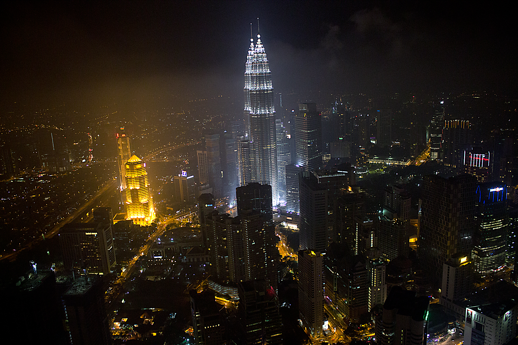By night Kuala Lumpur