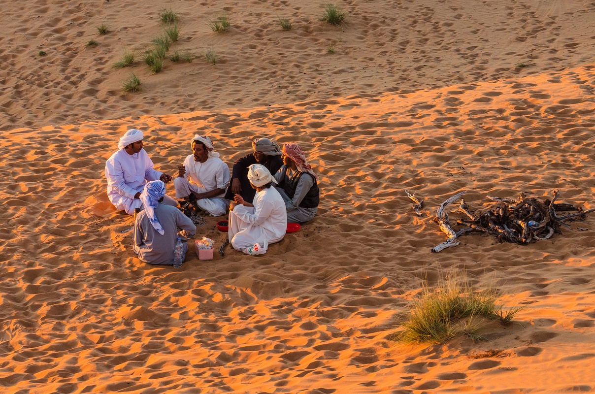 Tea time in Wahiba Sand